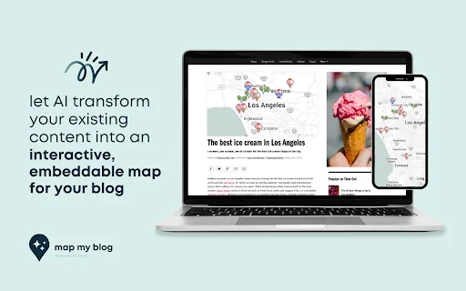 Map My Blog screenshot