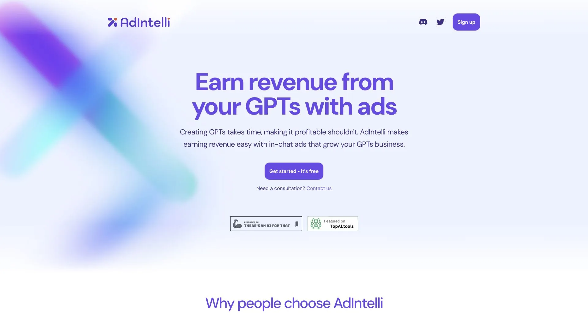 AdIntelli screenshot