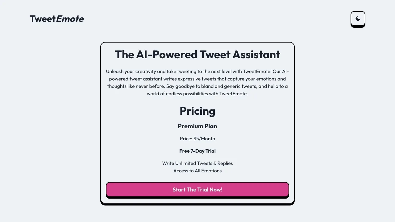 TweetEmote screenshot
