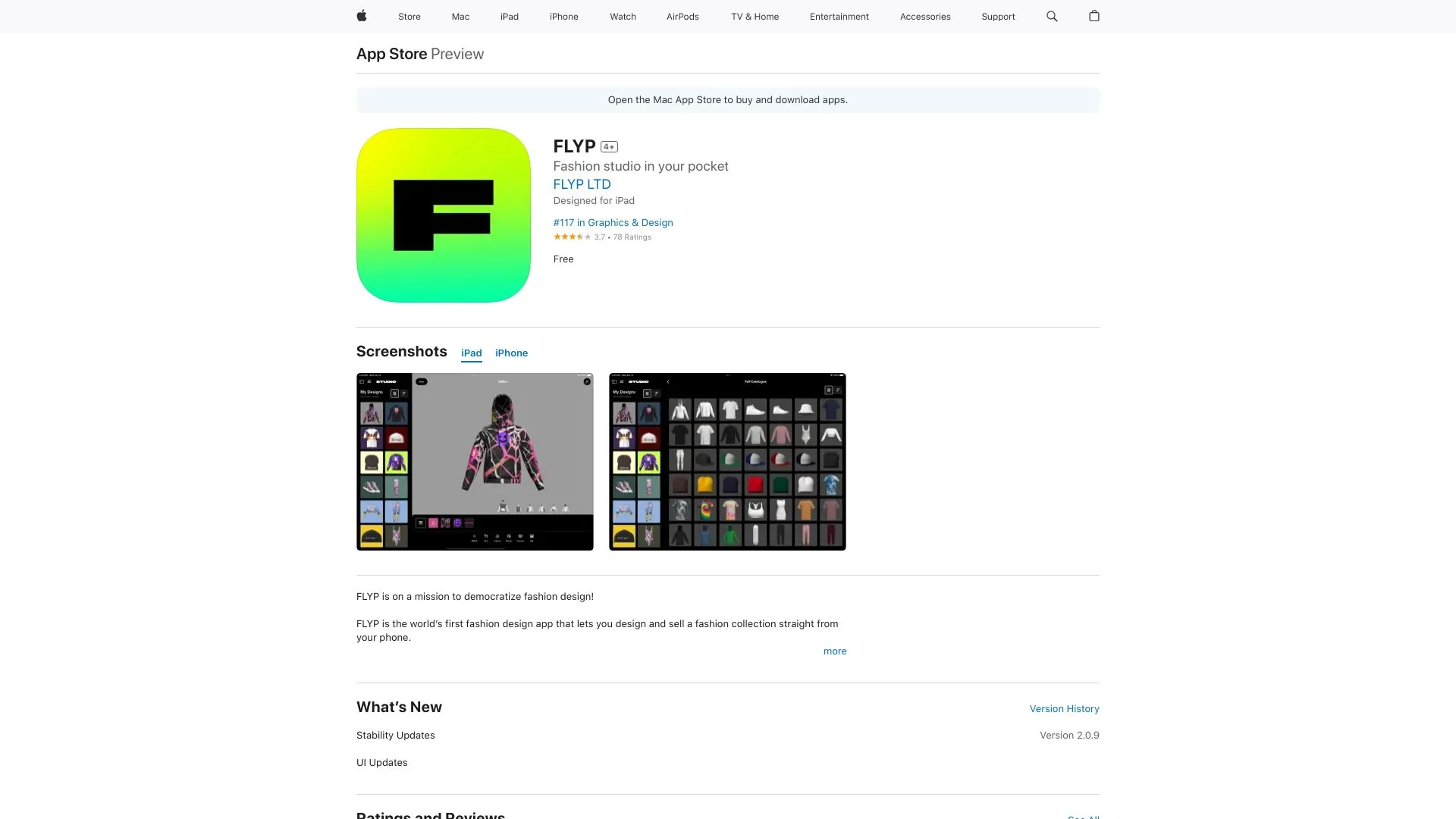 FLYP screenshot