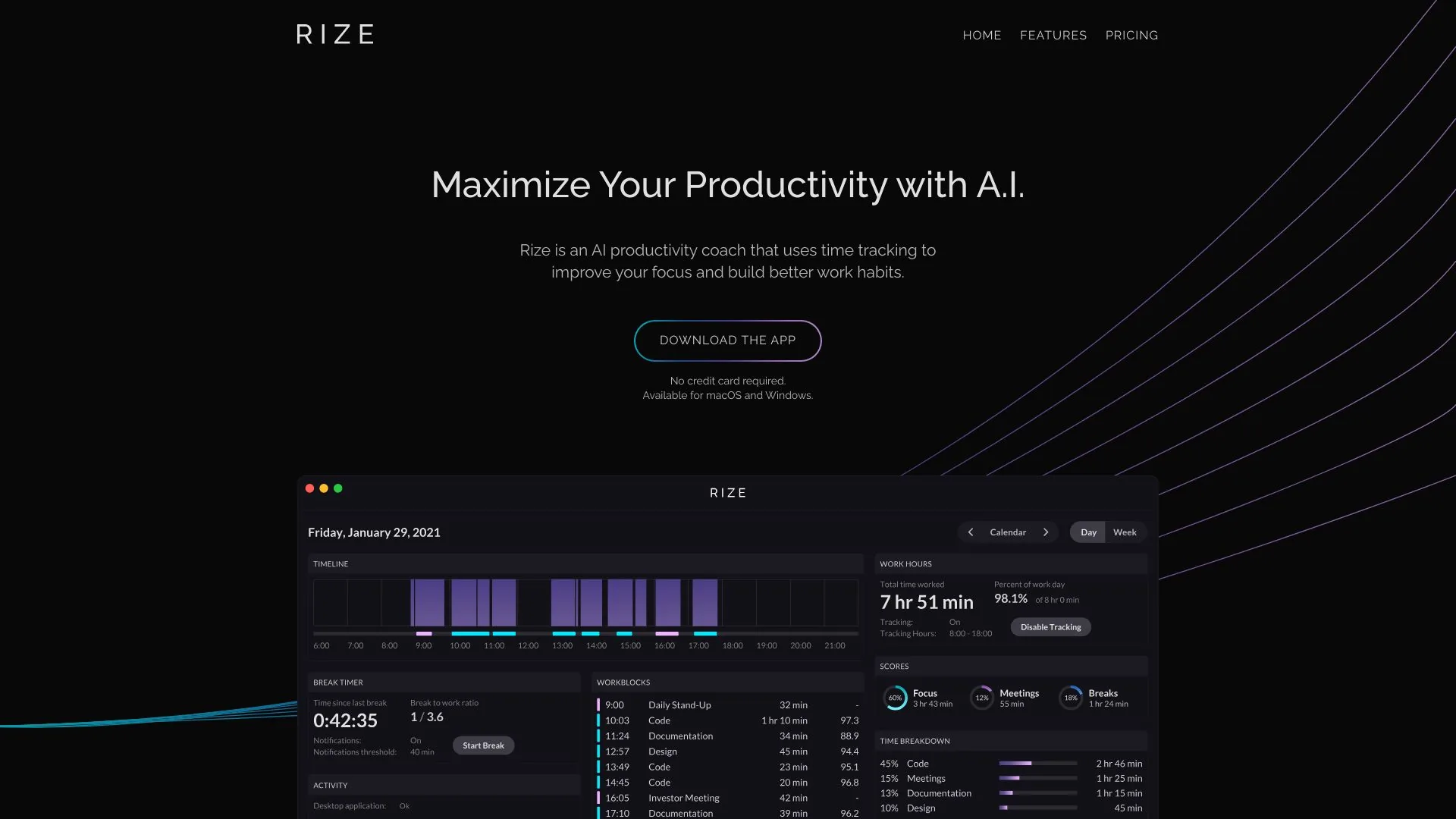 Rize screenshot