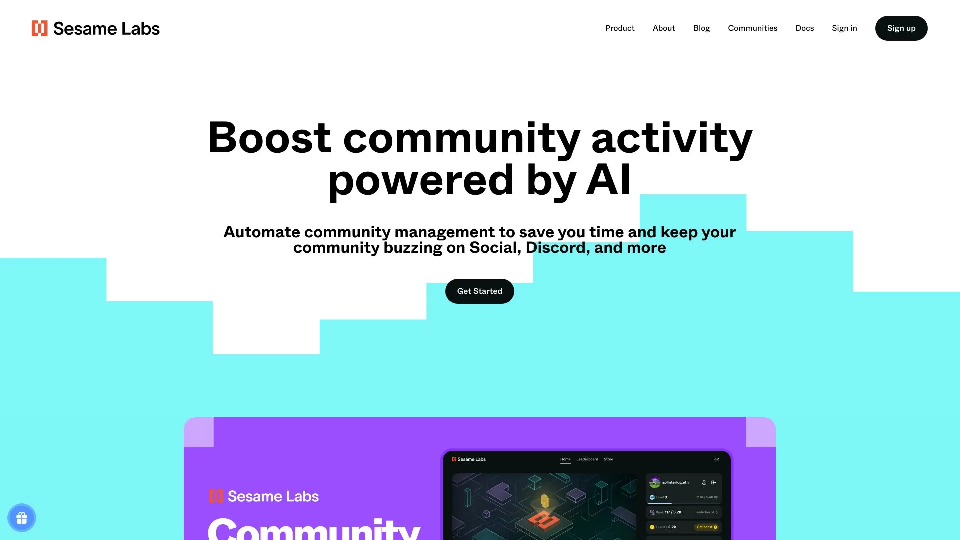 Community Hub screenshot