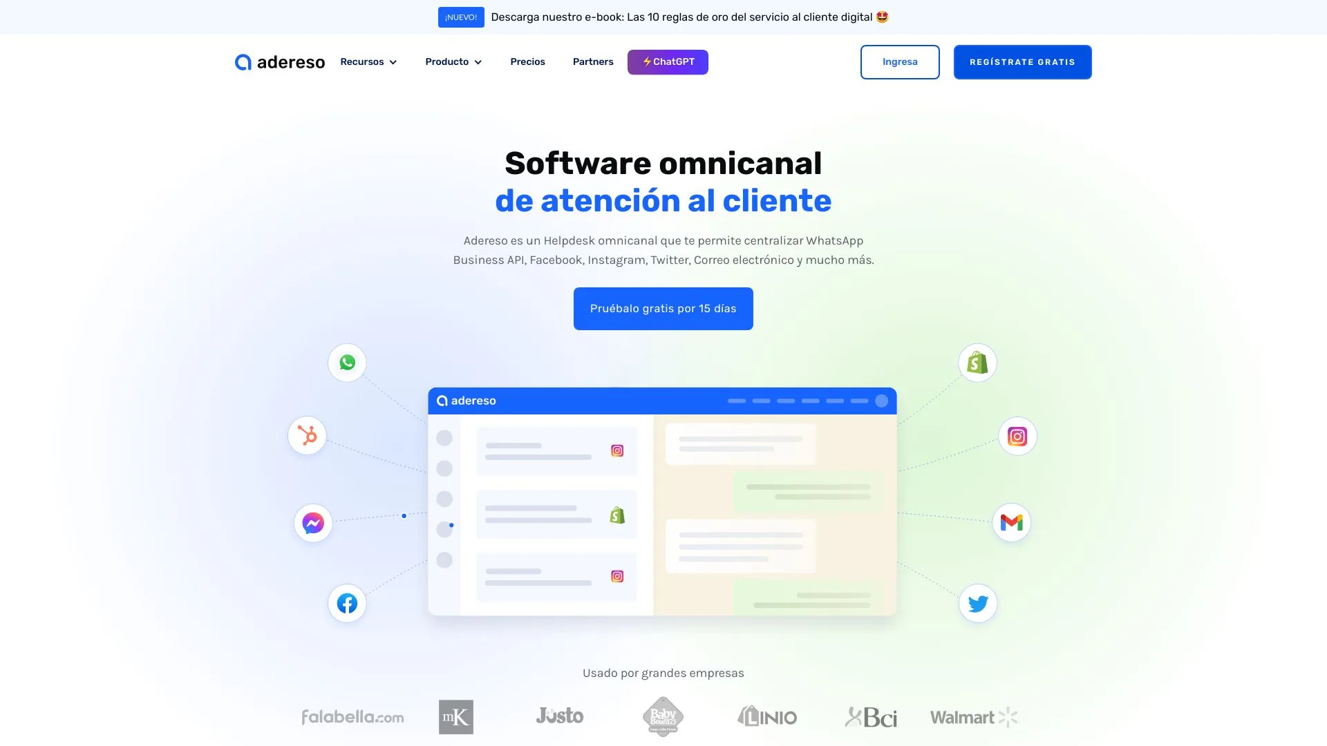 Adereso screenshot
