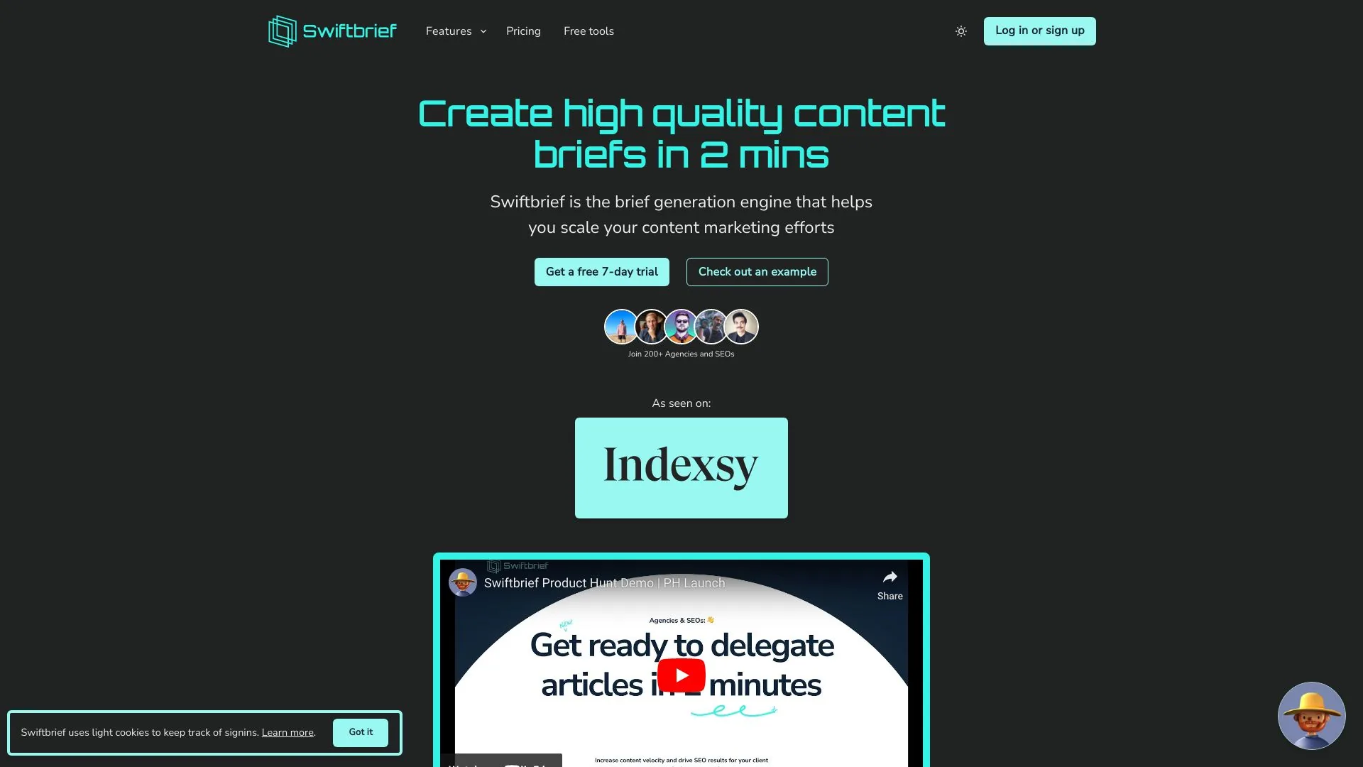 Swiftbrief screenshot