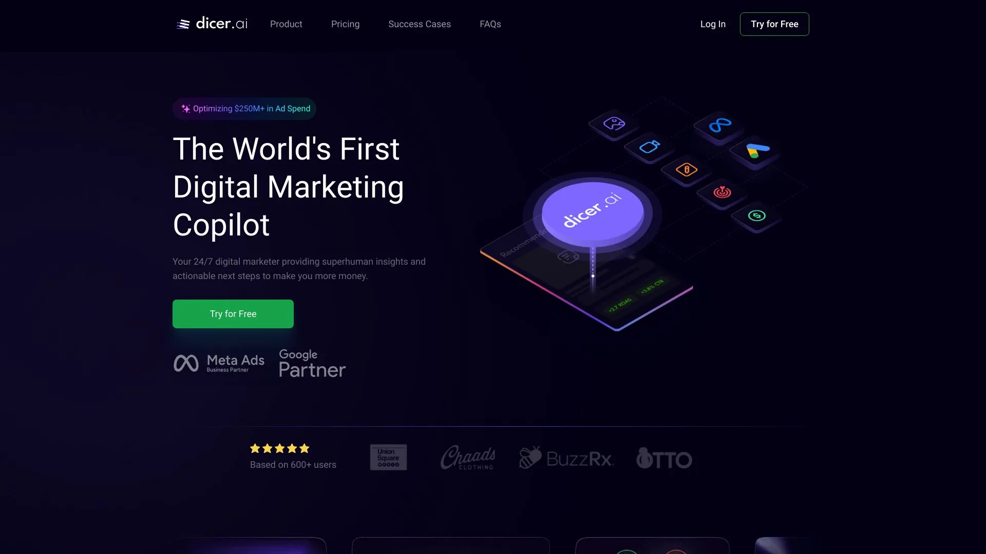 Dicer.ai | AI Marketing Insights screenshot