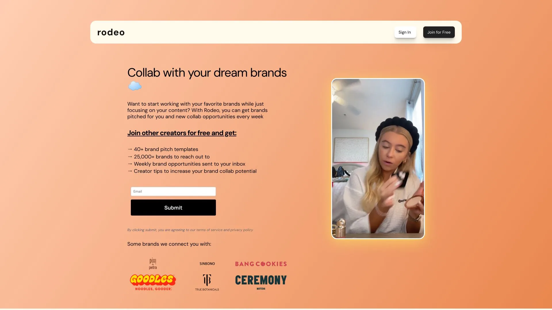 Rodeo - Your Creator Assistant screenshot