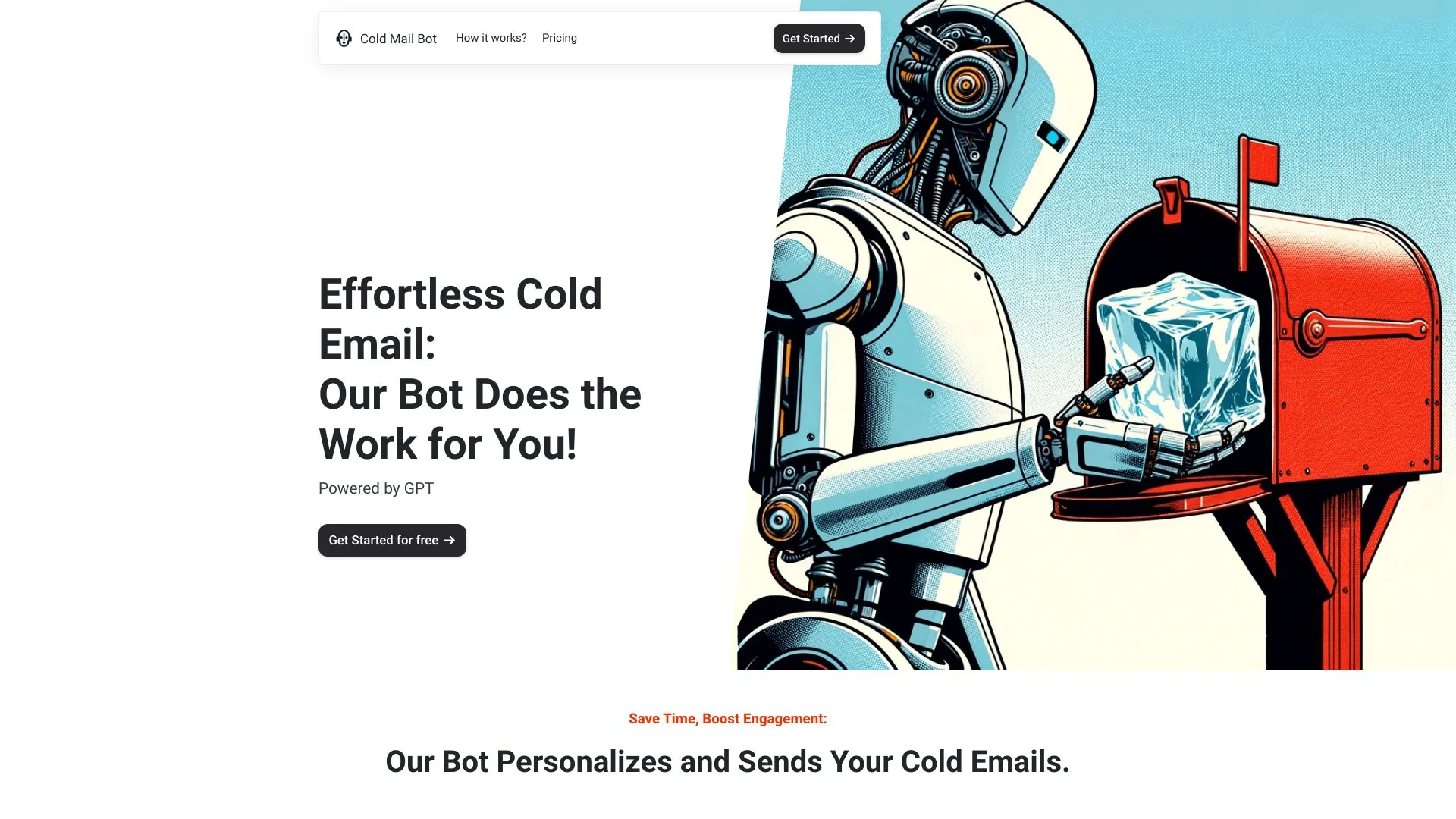 Cold Mail Bot screenshot