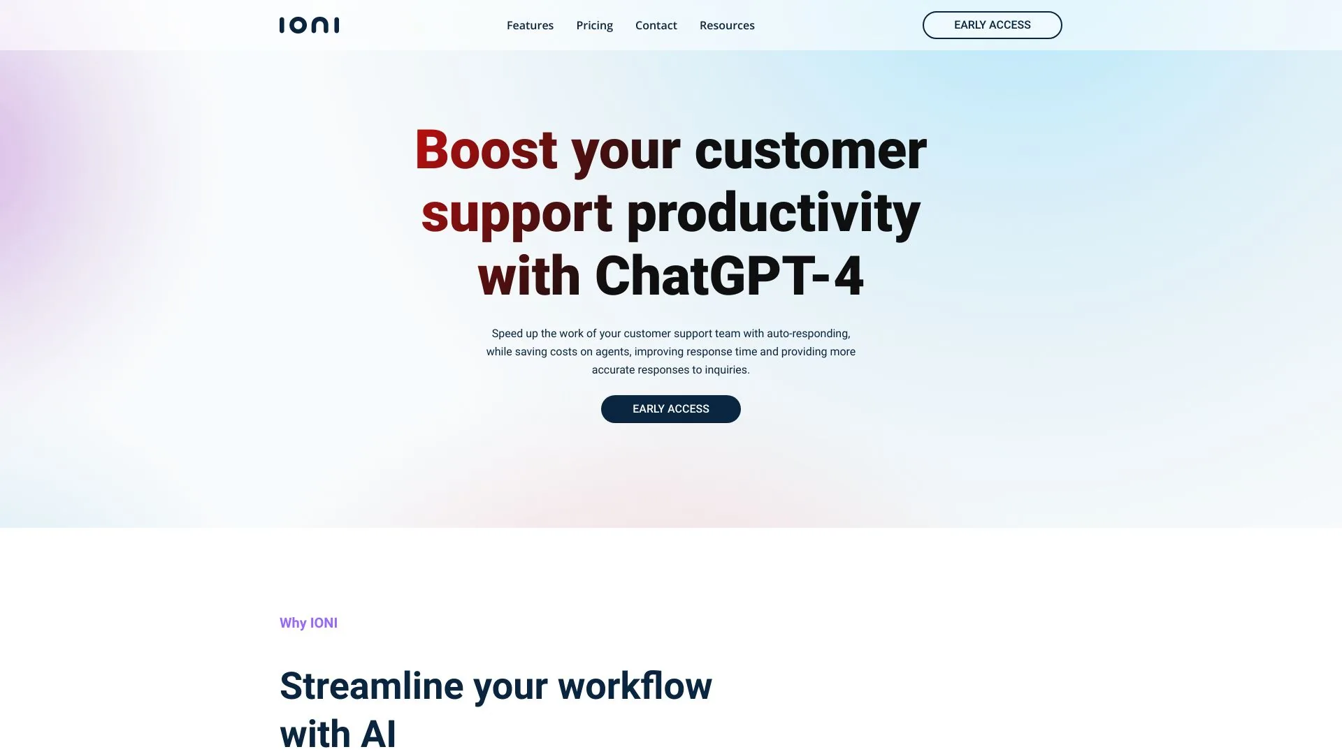 ioni.ai screenshot