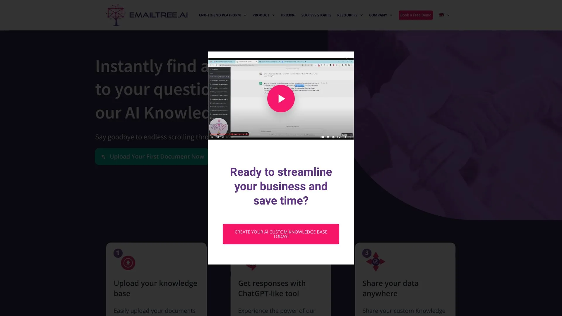 EmailTree.ai screenshot