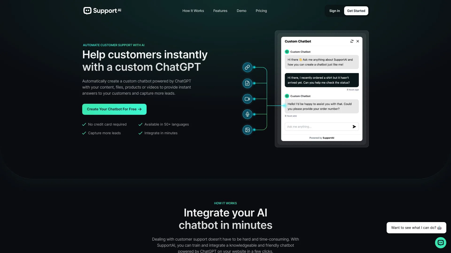 SupportAI screenshot