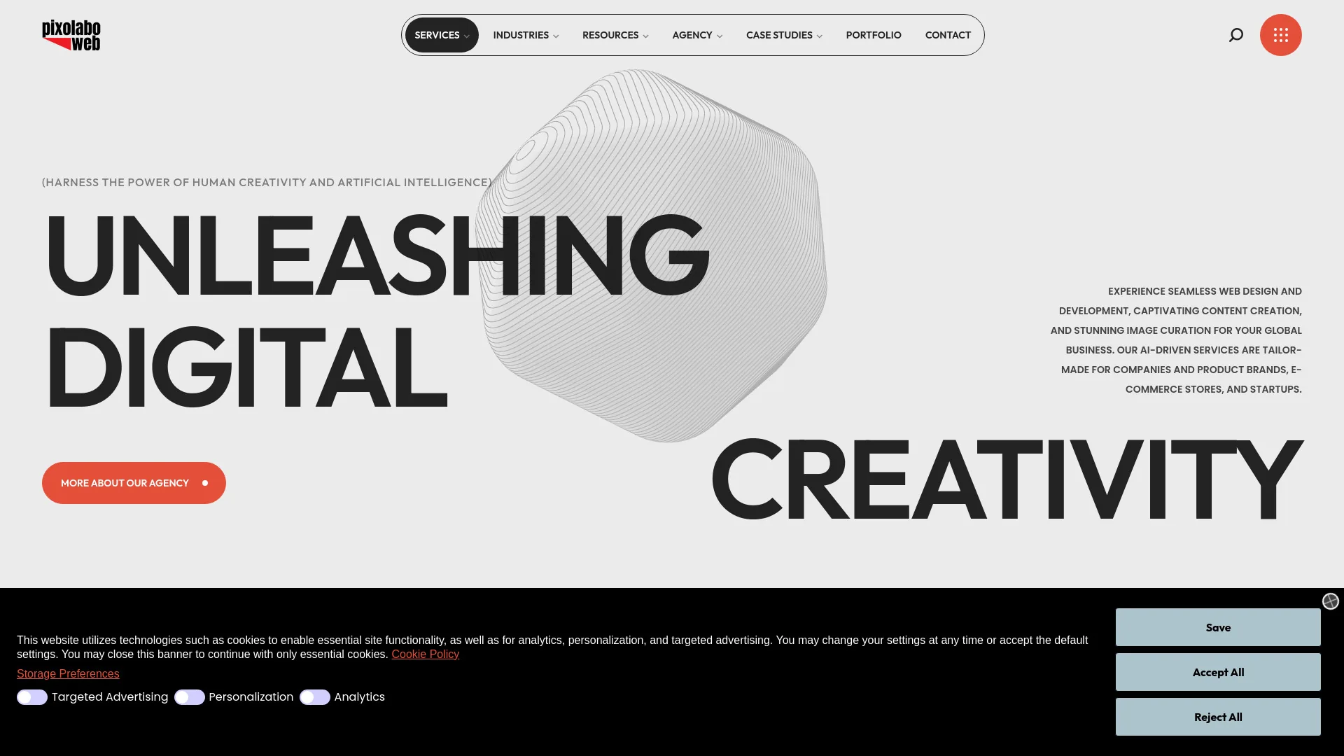 AI Website Design Agency screenshot