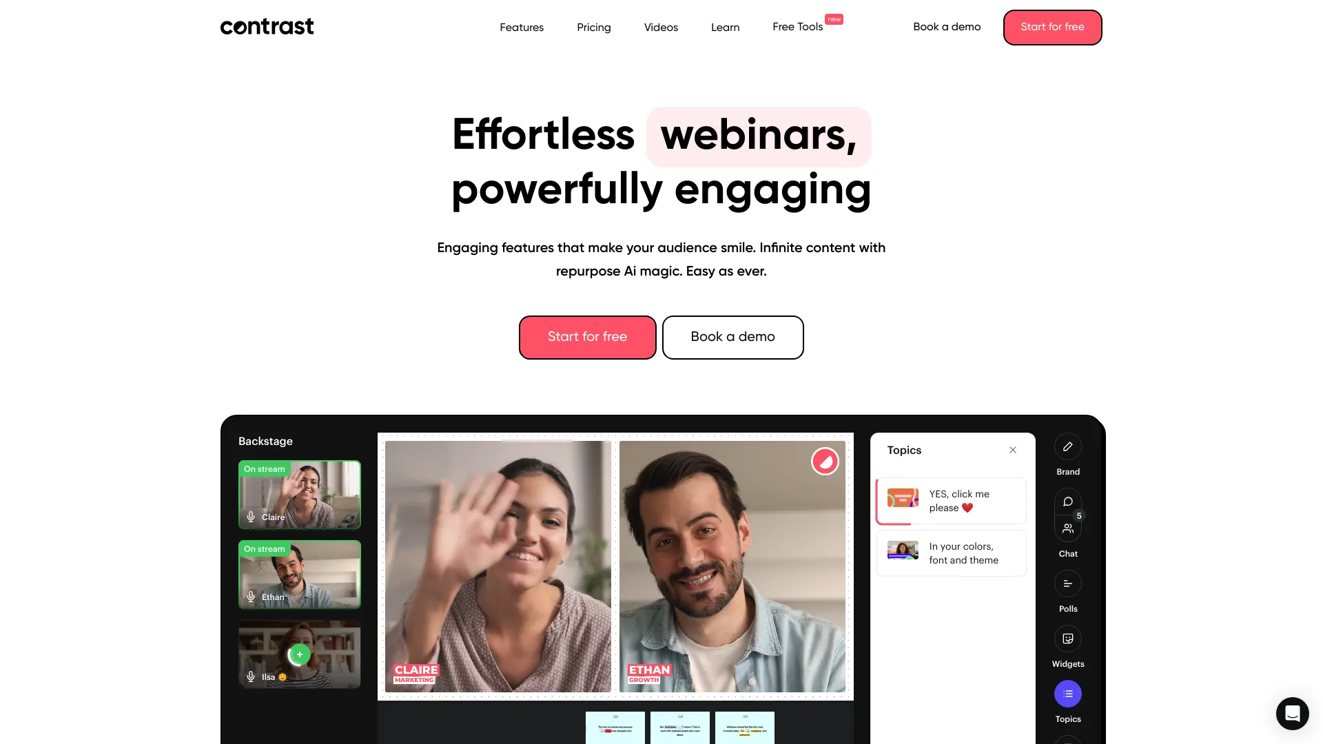 Contrast screenshot