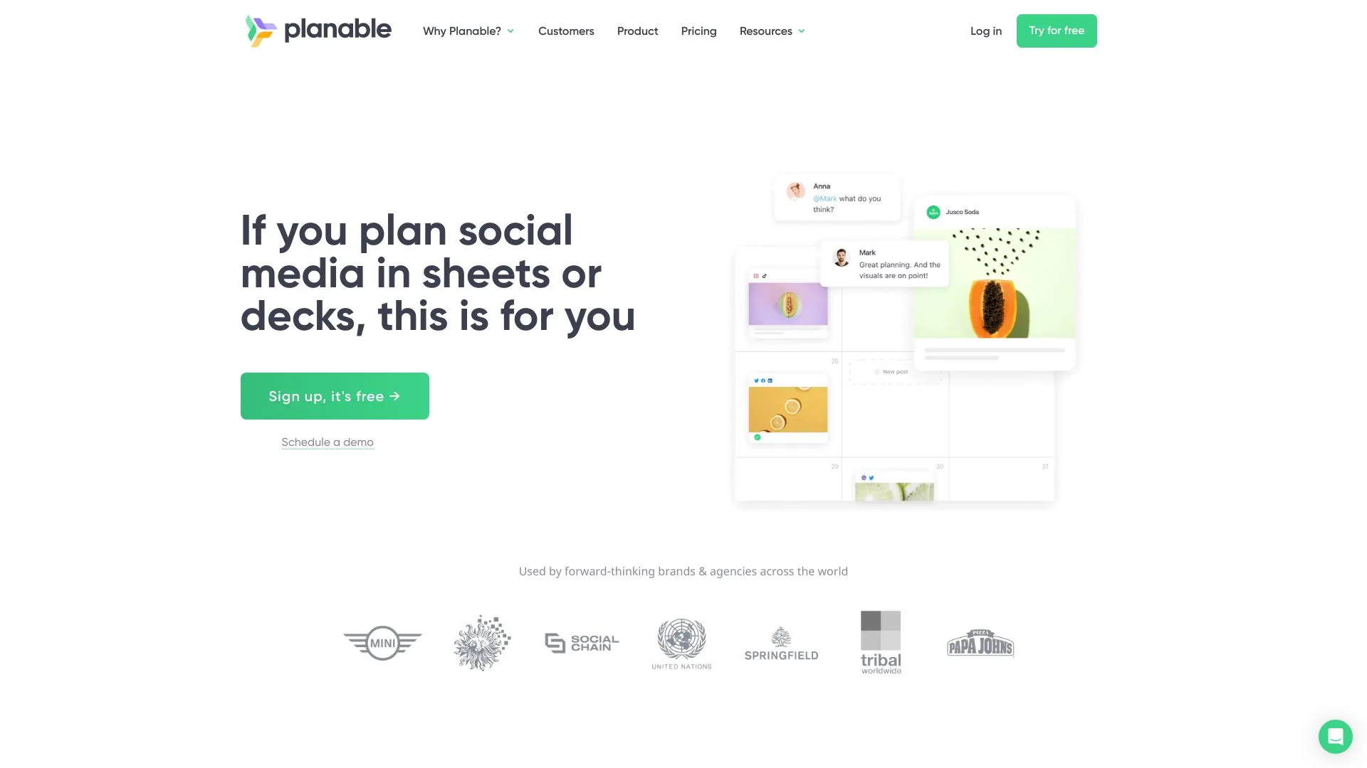Planable screenshot