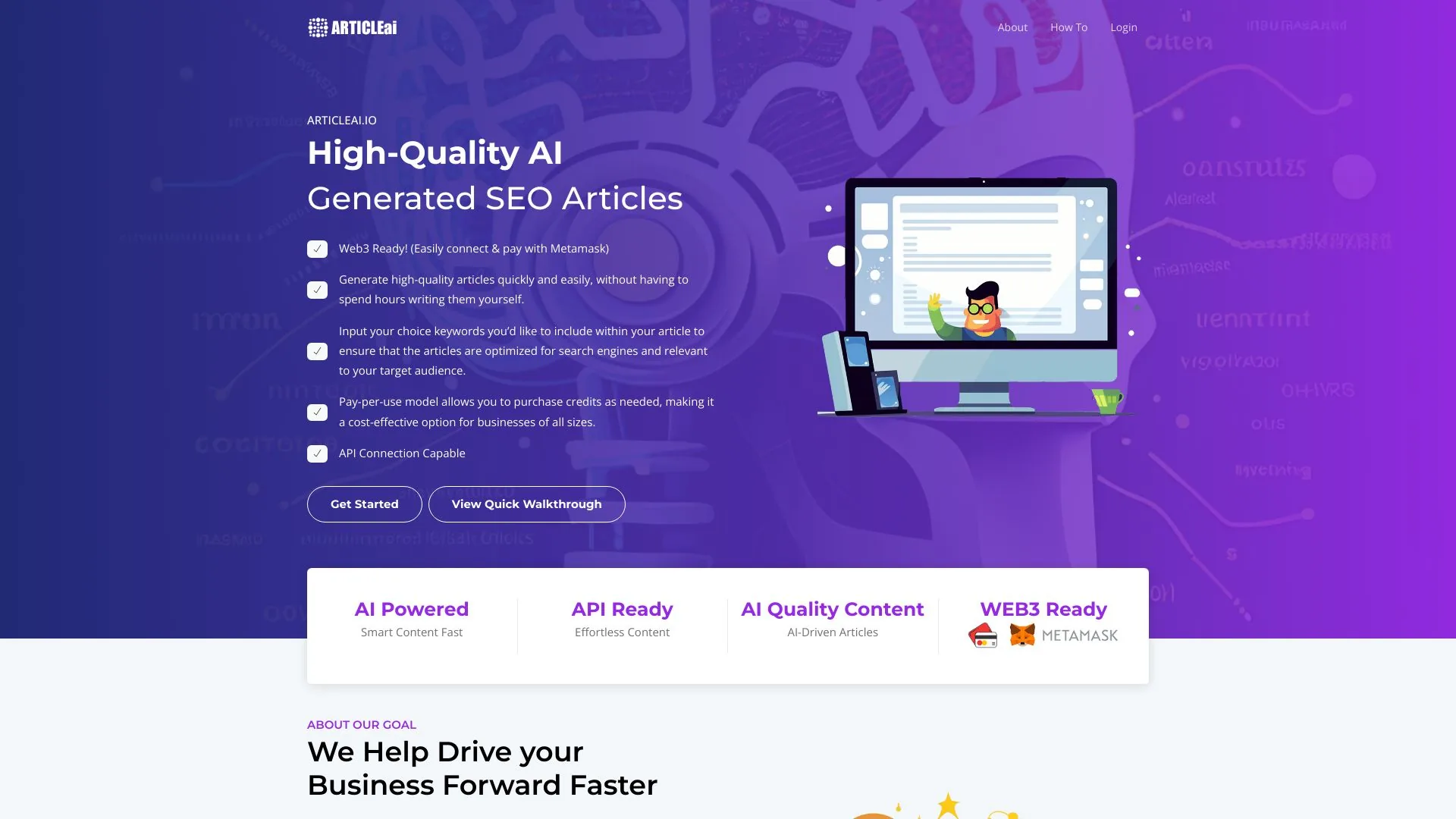 ArticleAI.io screenshot