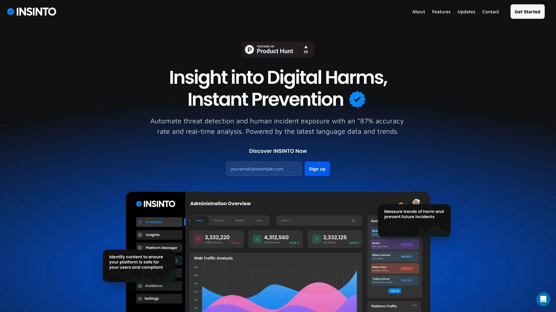 INSINTO screenshot
