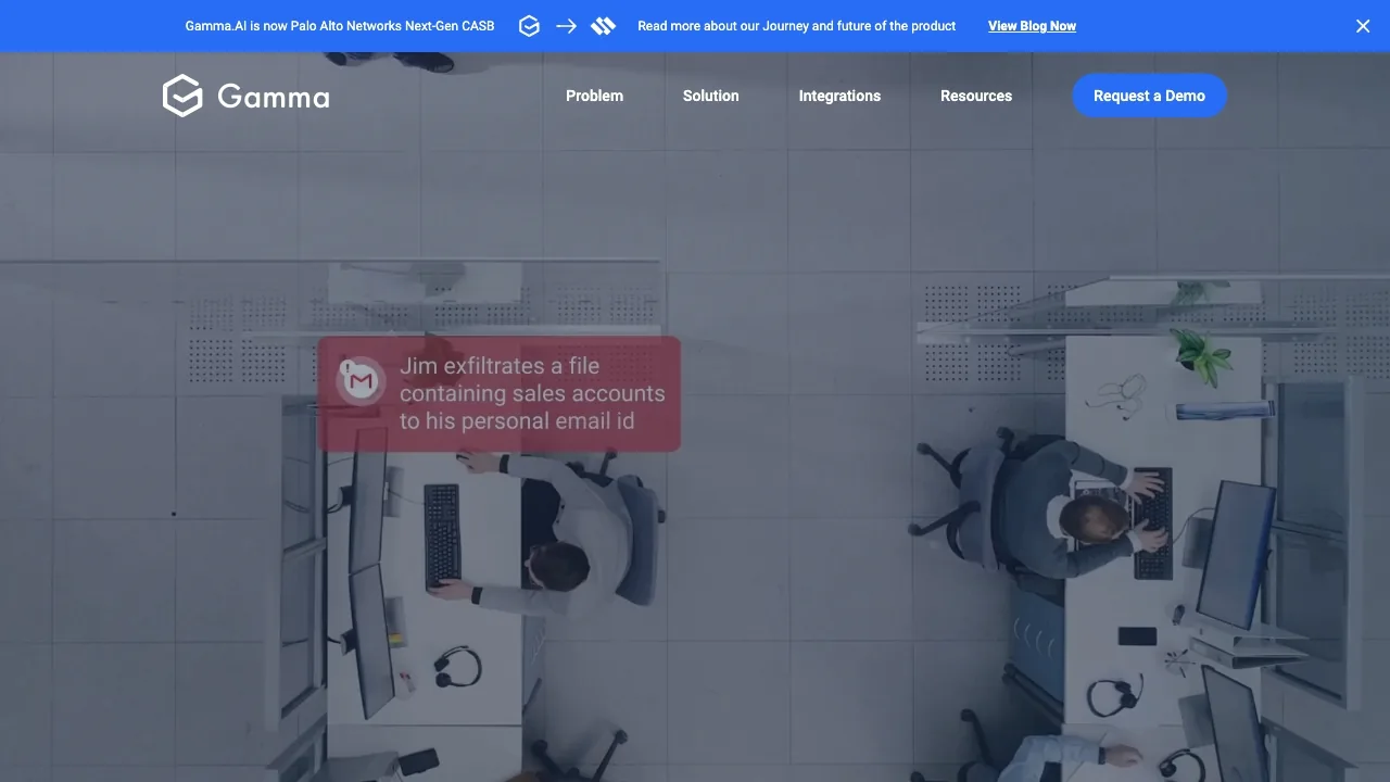 Gamma.AI screenshot