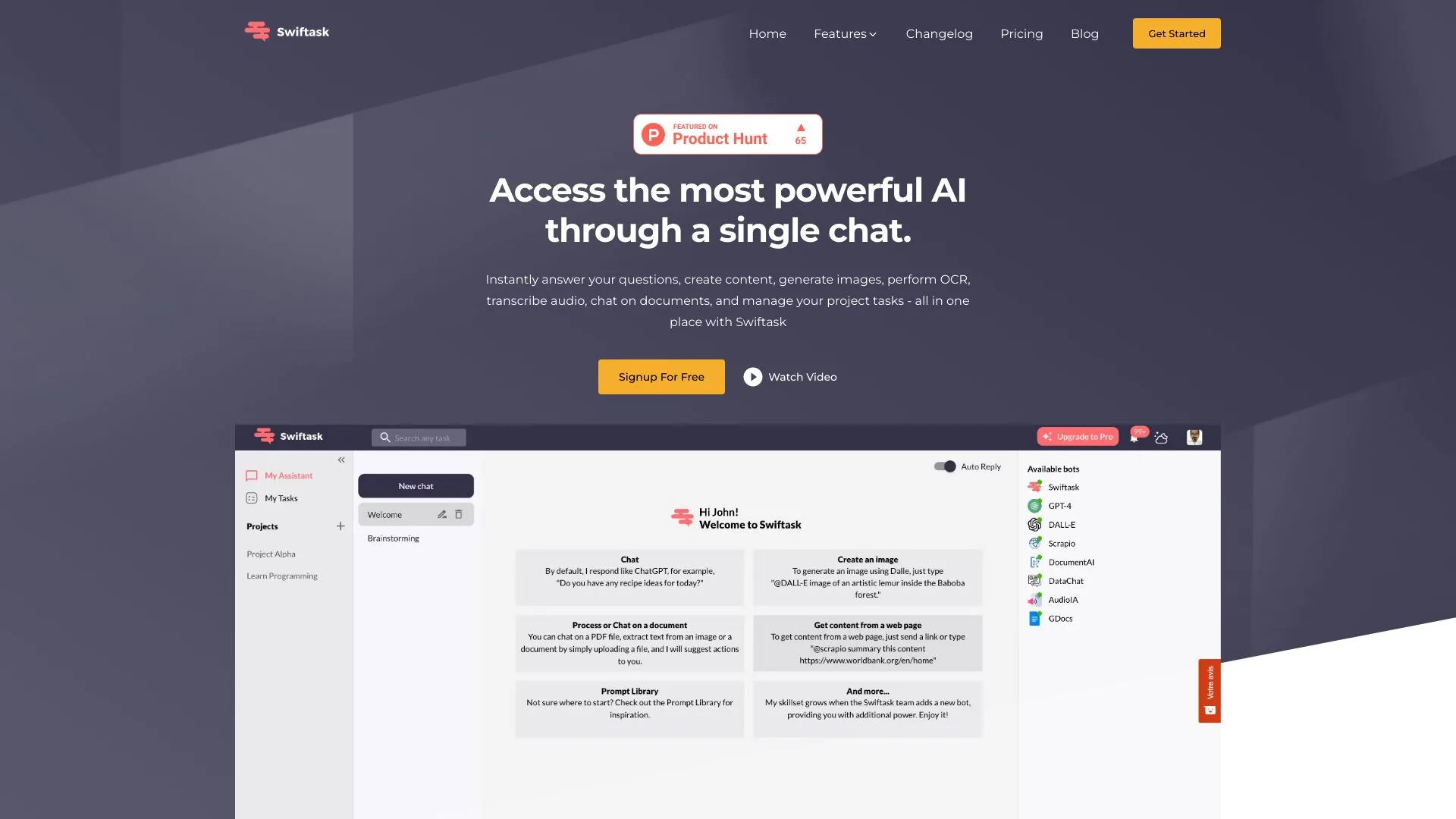 Swiftask screenshot