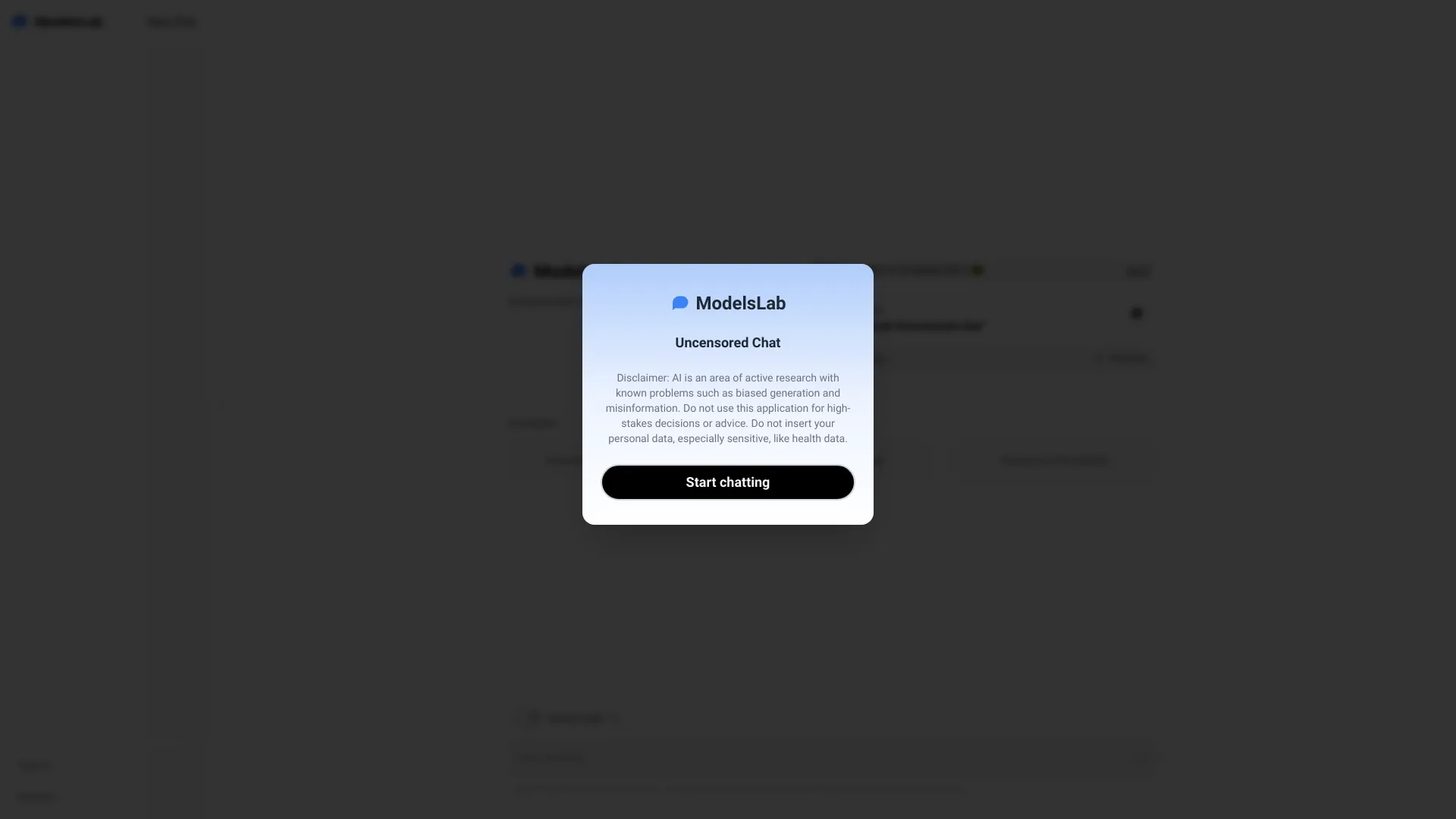ModelsLab screenshot