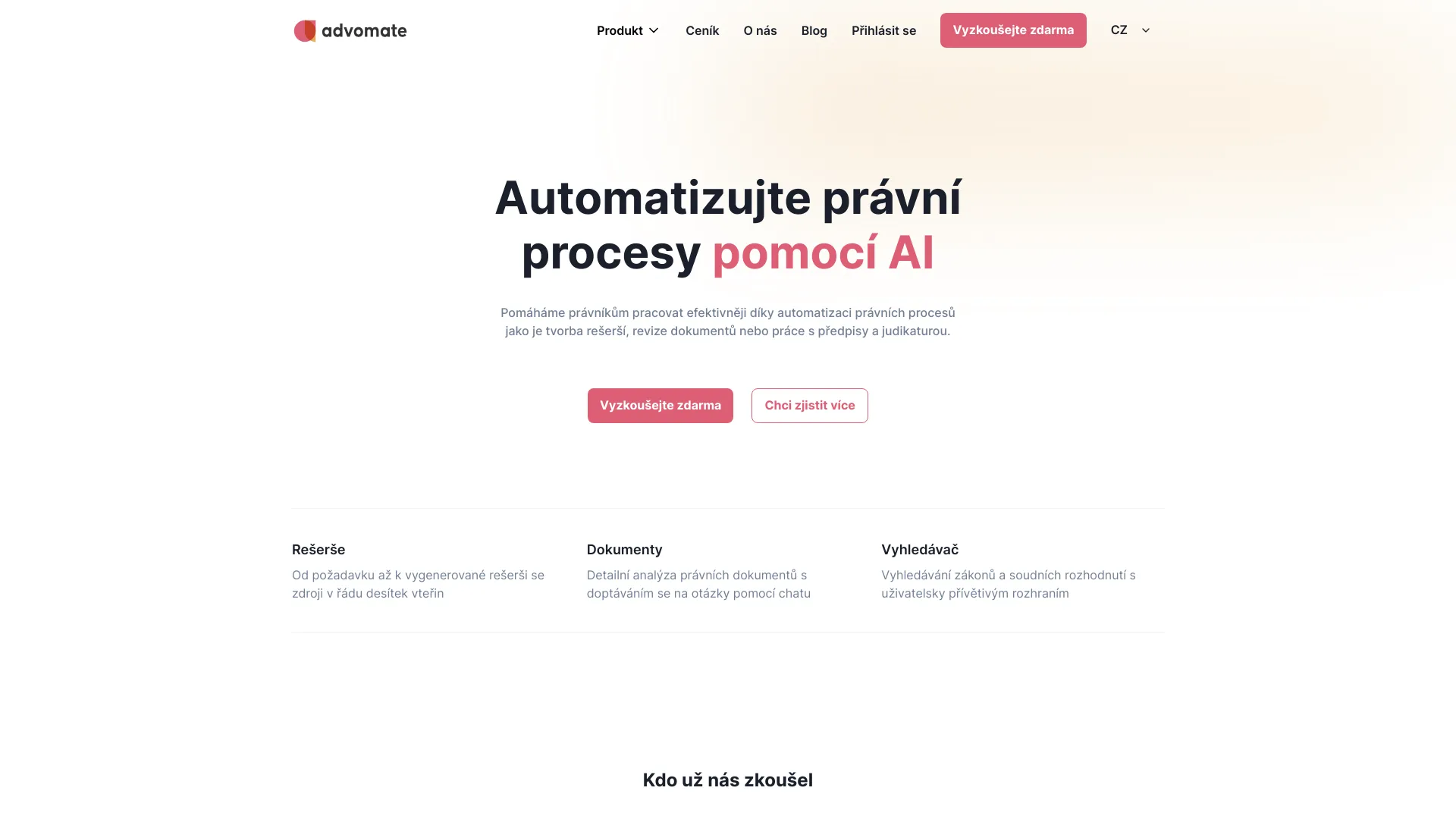 Advomate screenshot