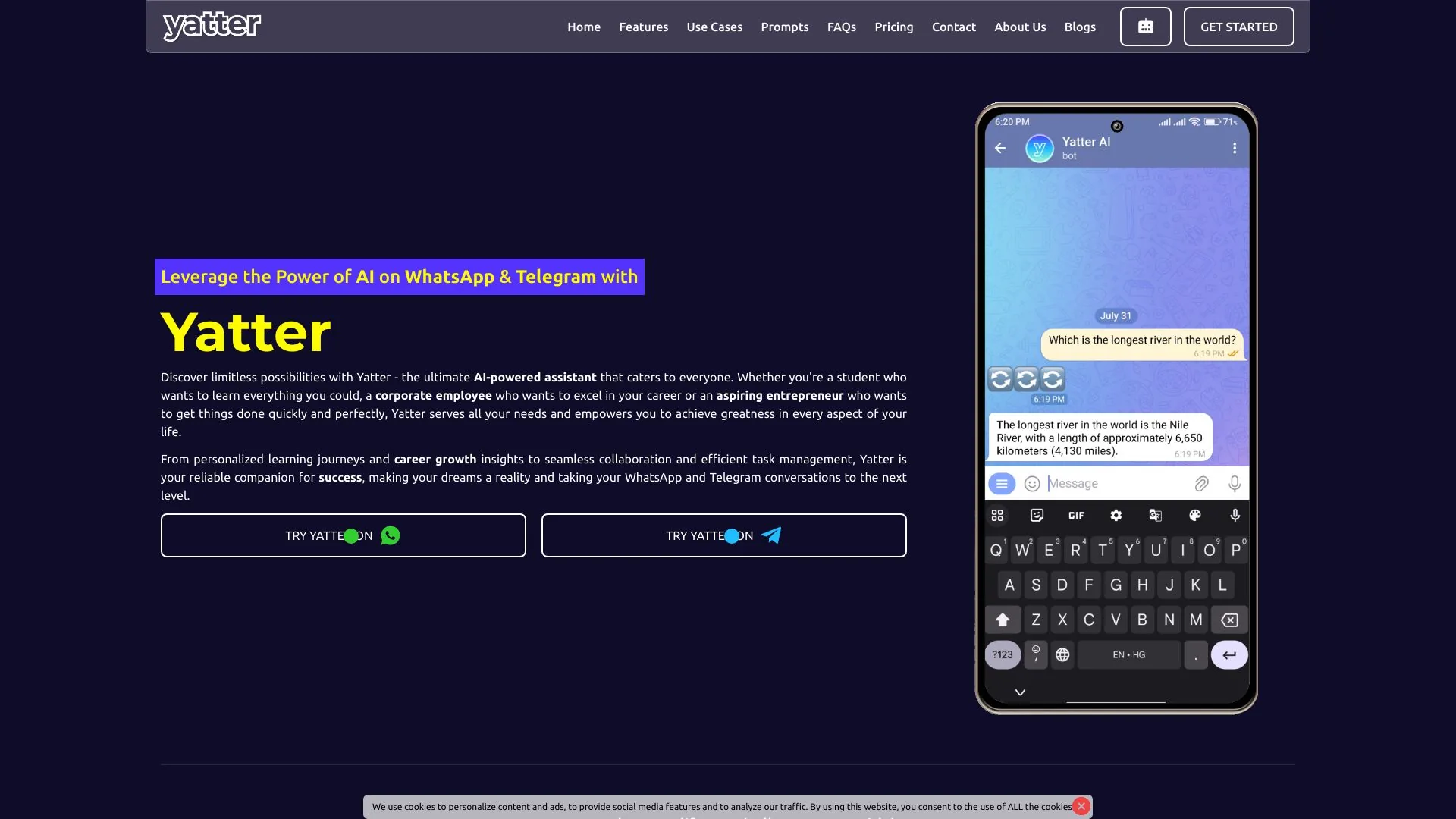 Yatter screenshot
