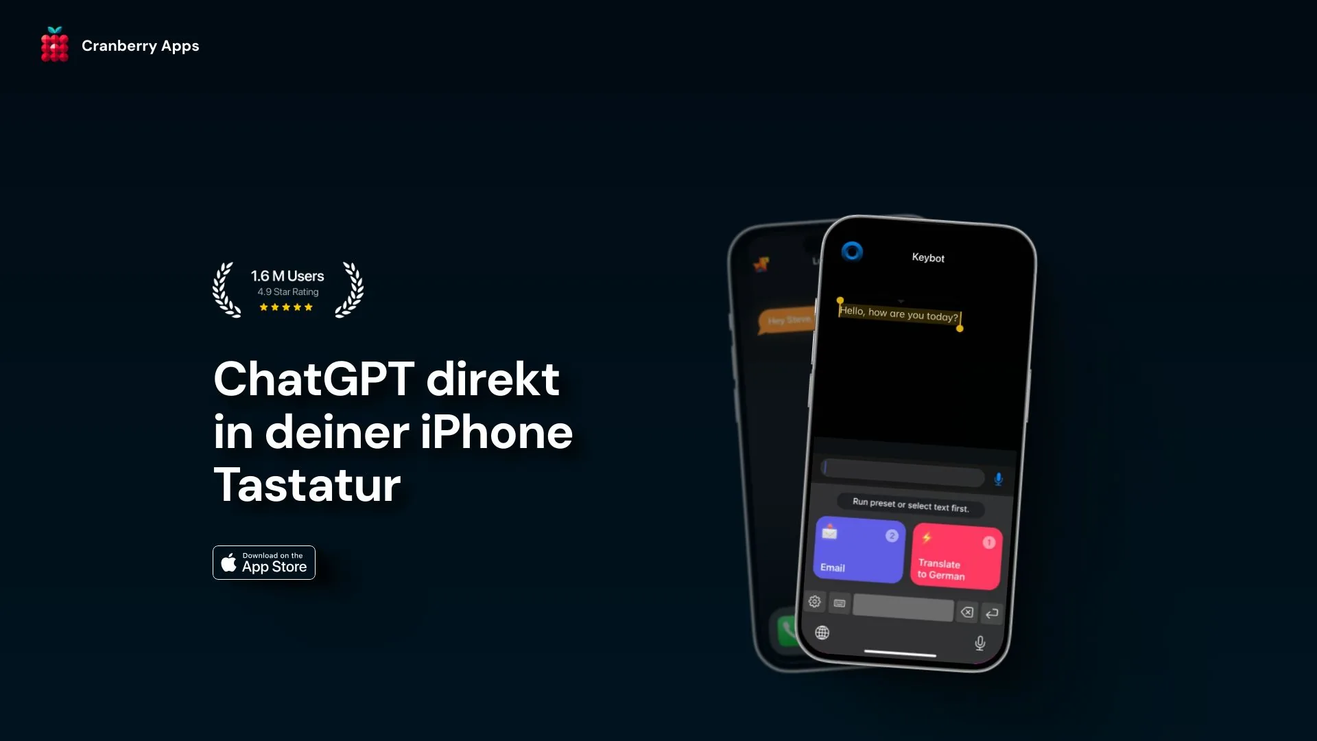 Cranberry Apps screenshot