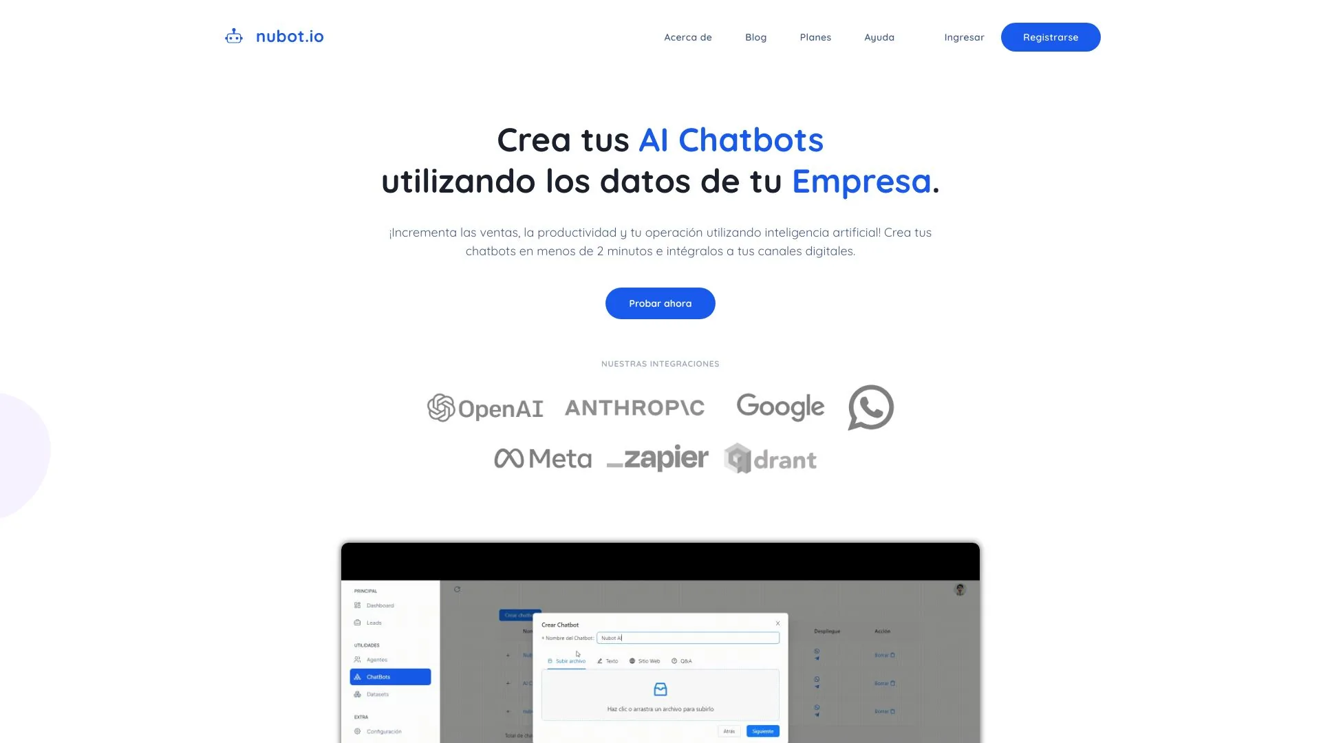 nubot.io screenshot