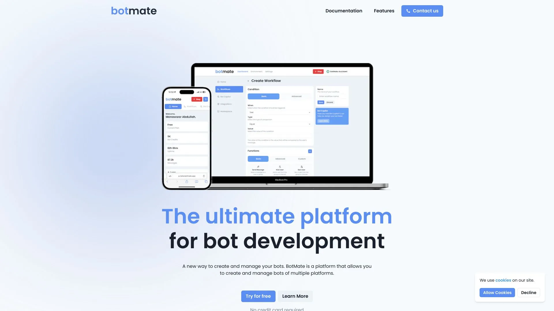 BotMate screenshot