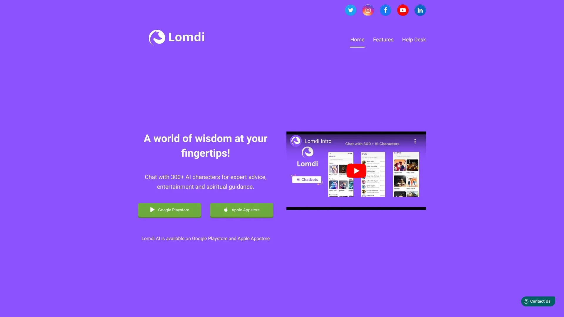 Lomdi AI 聊天机器人 screenshot