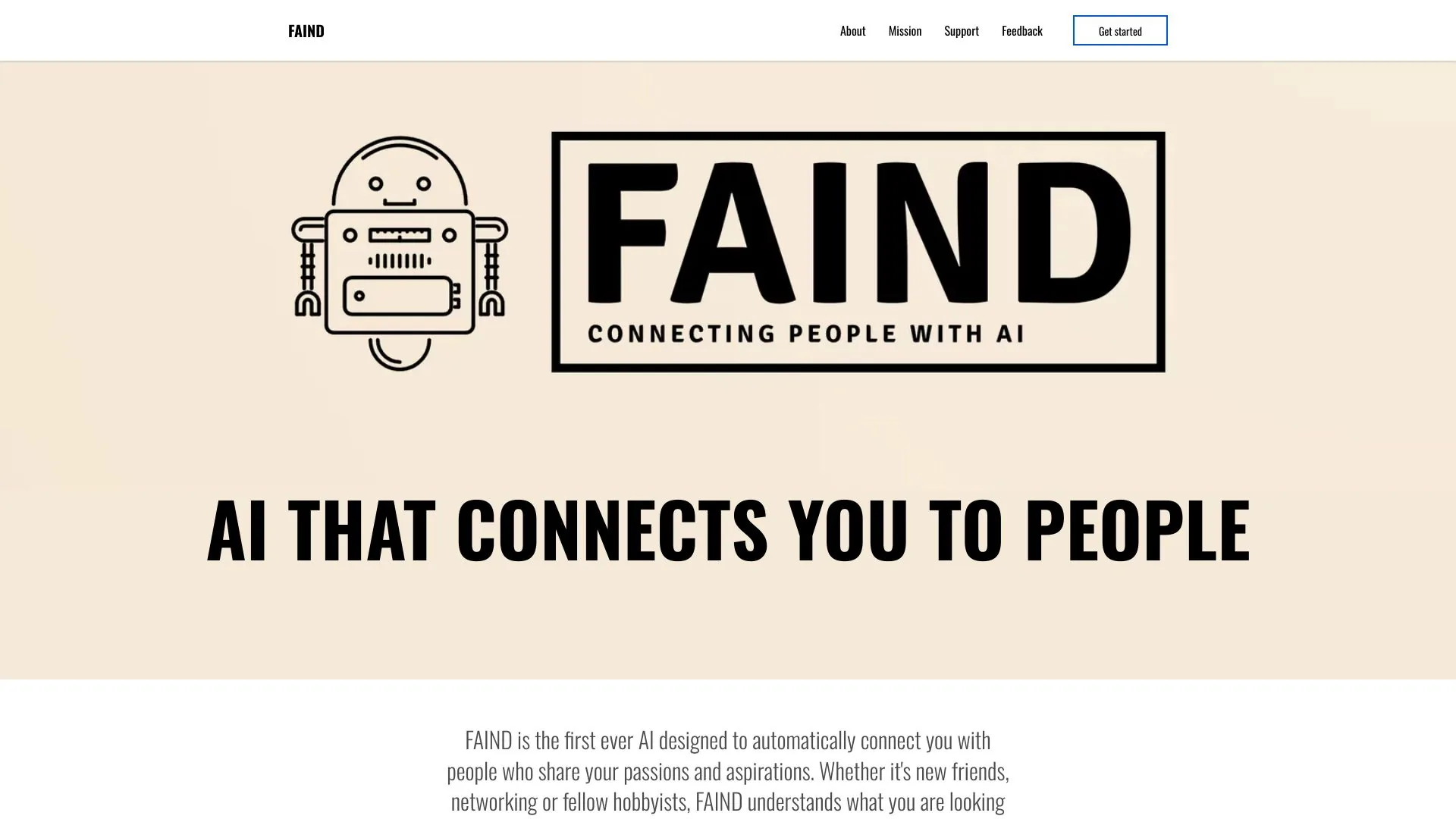 FAIND screenshot