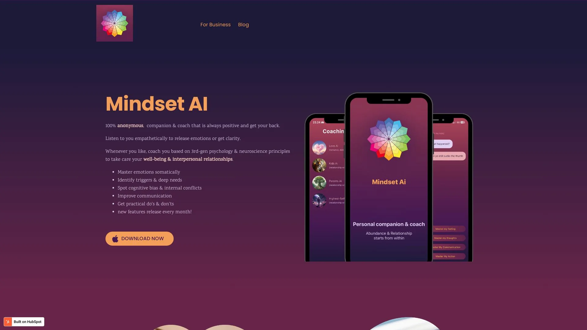 Mindset AI screenshot