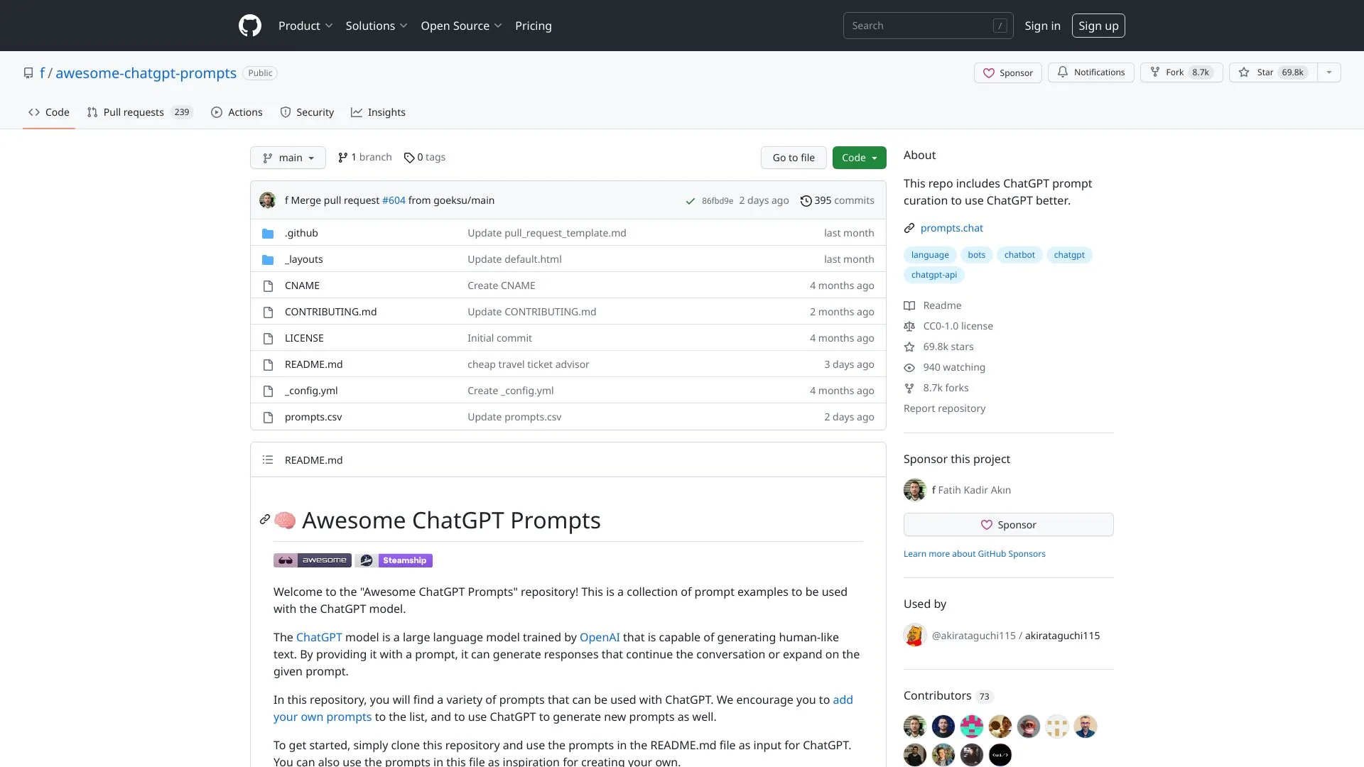 ChatGPT 话题 screenshot