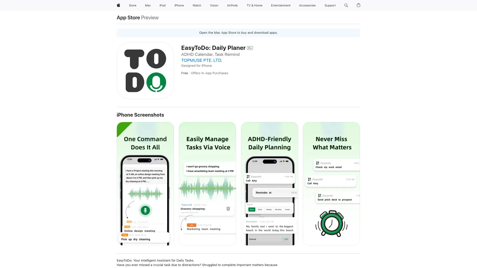 EasyToDo: Daily Planner screenshot