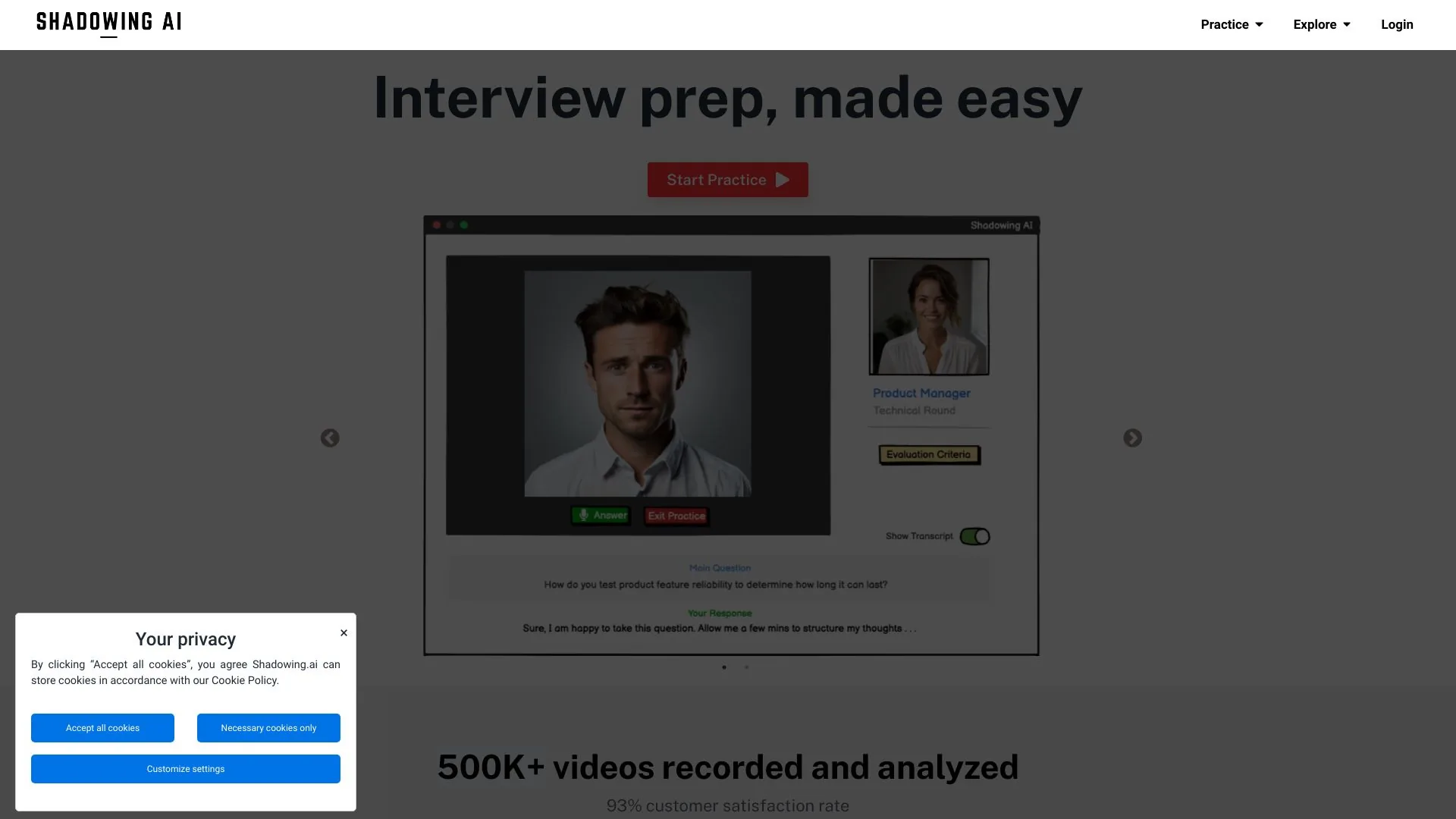 Interview Confidence Enhancer screenshot