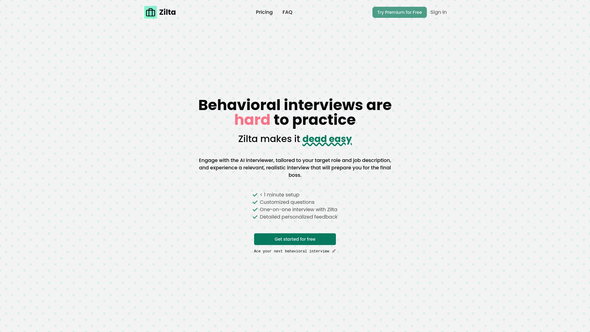 Zilta screenshot
