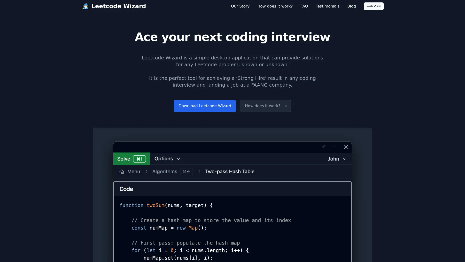 Leetcode Wizard screenshot