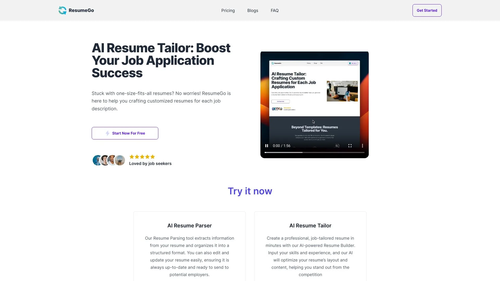 ResumeGo screenshot