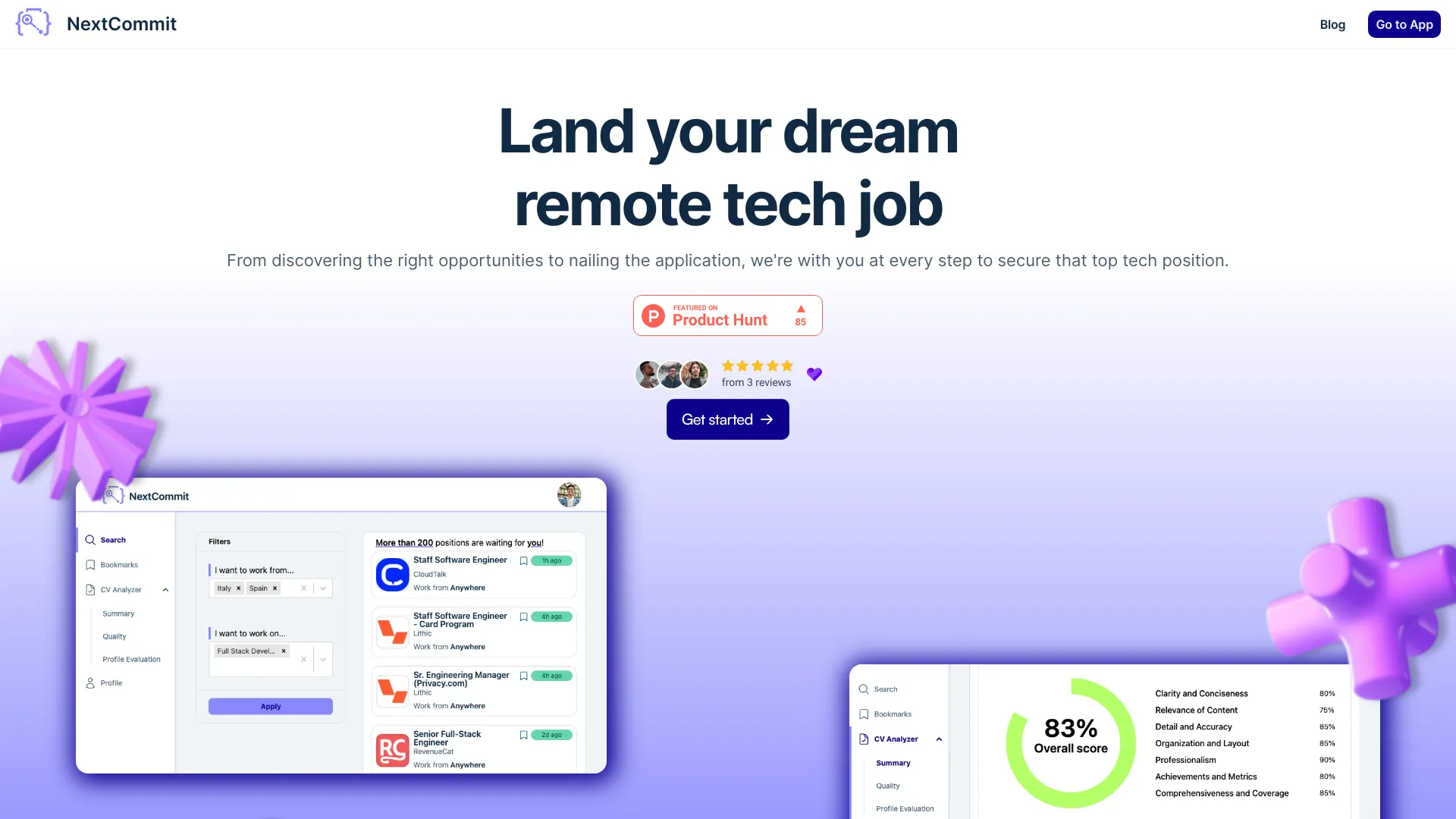 NextCommit screenshot