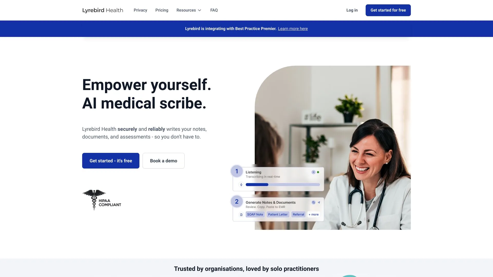 Lyrebird Health screenshot