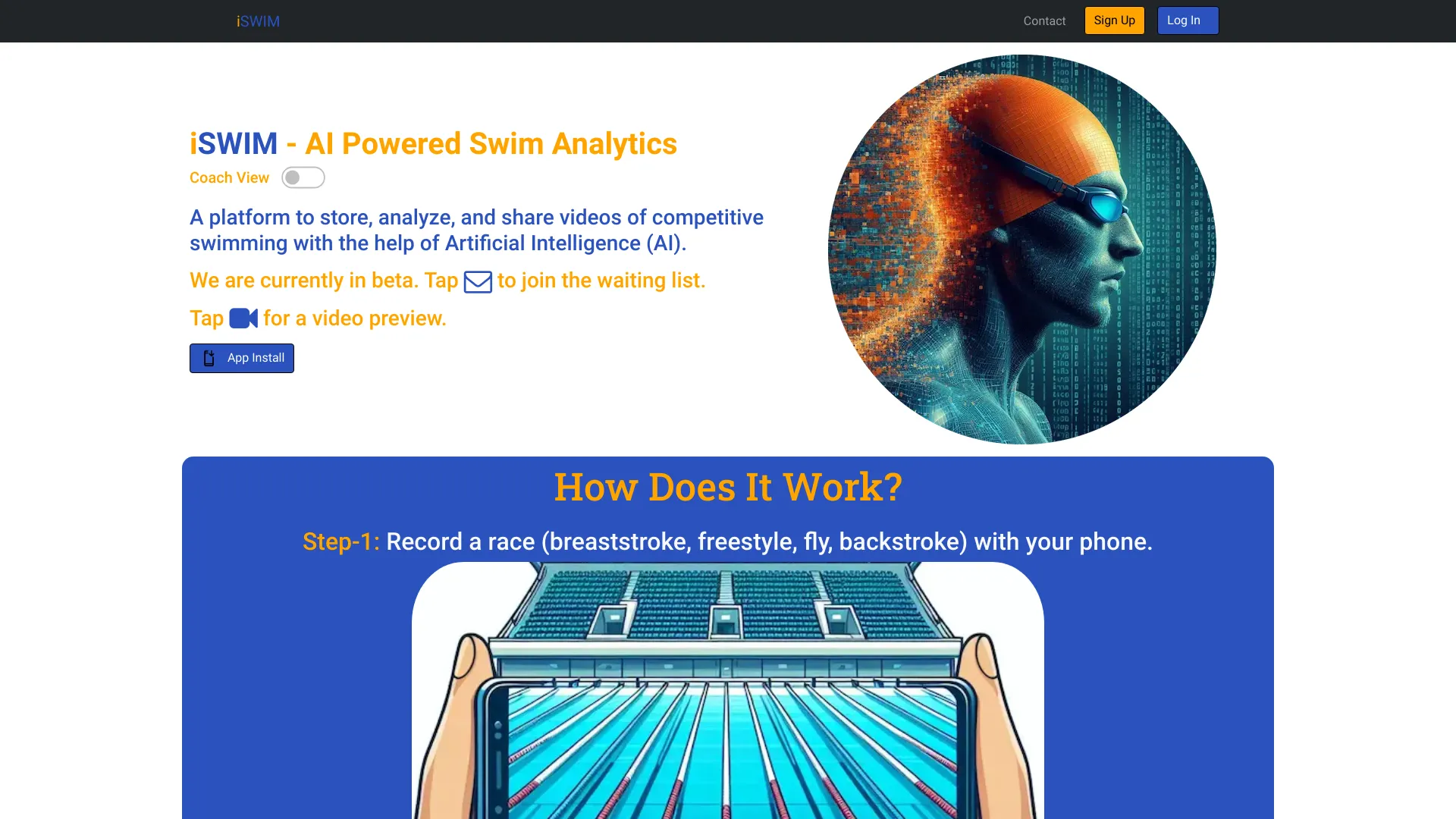 iSWIM AI screenshot
