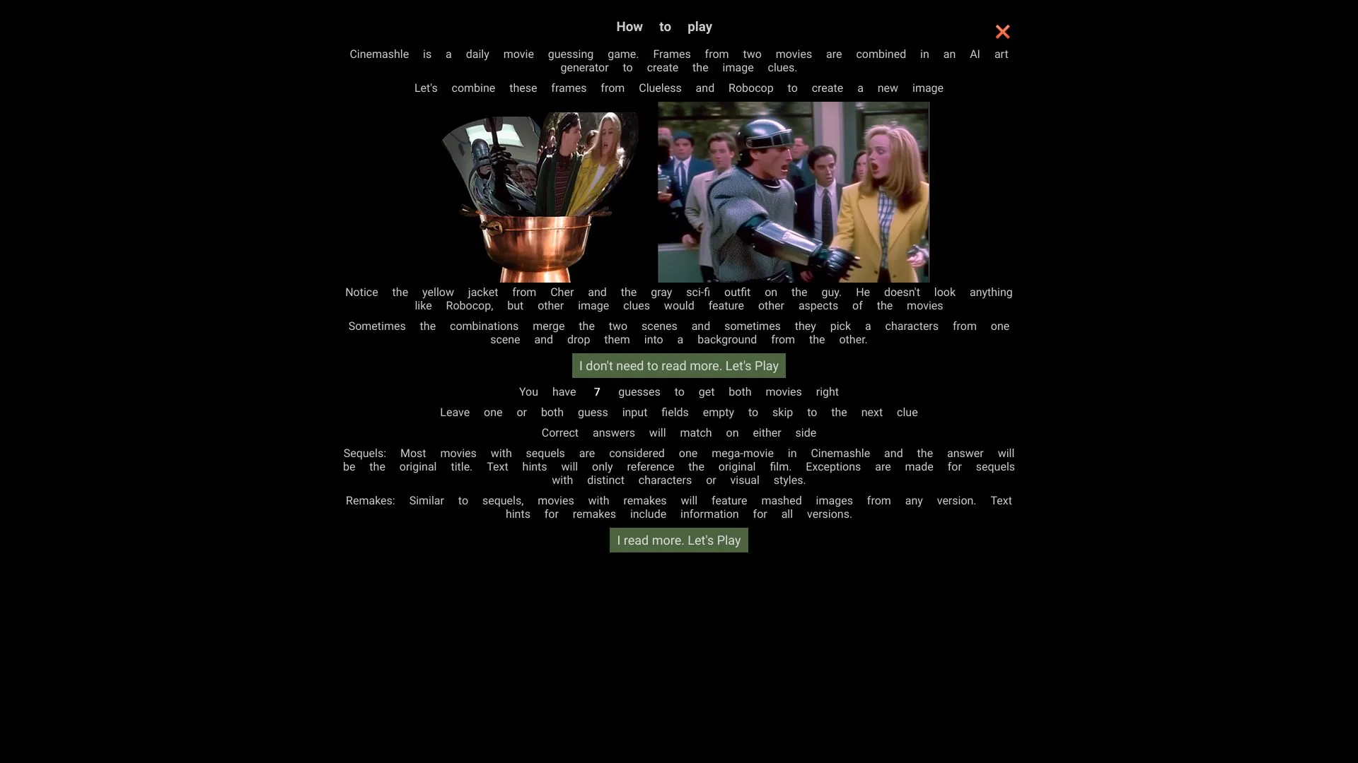 Cinemashle screenshot