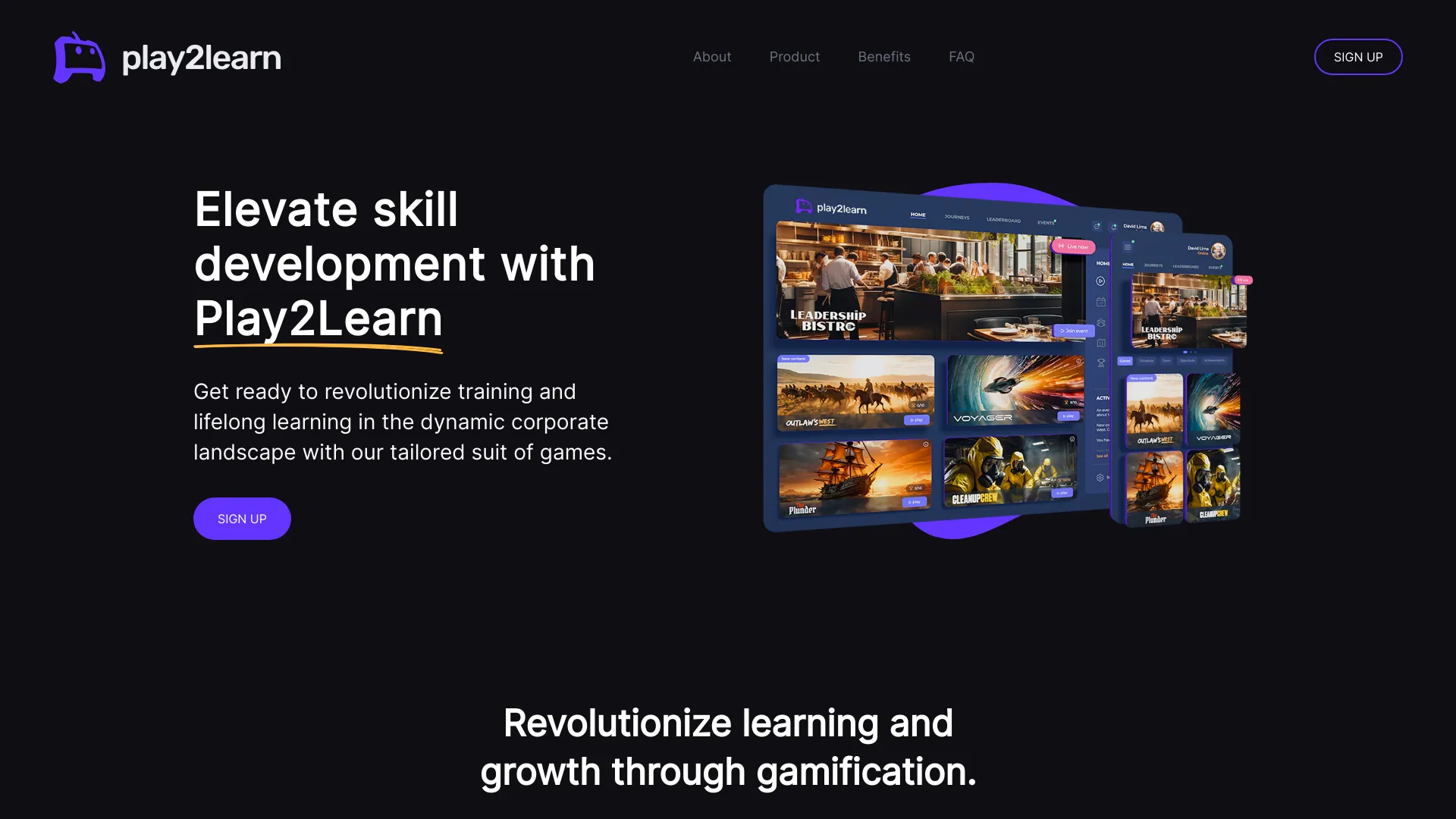 Play2Learn - Elevate Skills with Engaging AI-Powered Learning Games screenshot