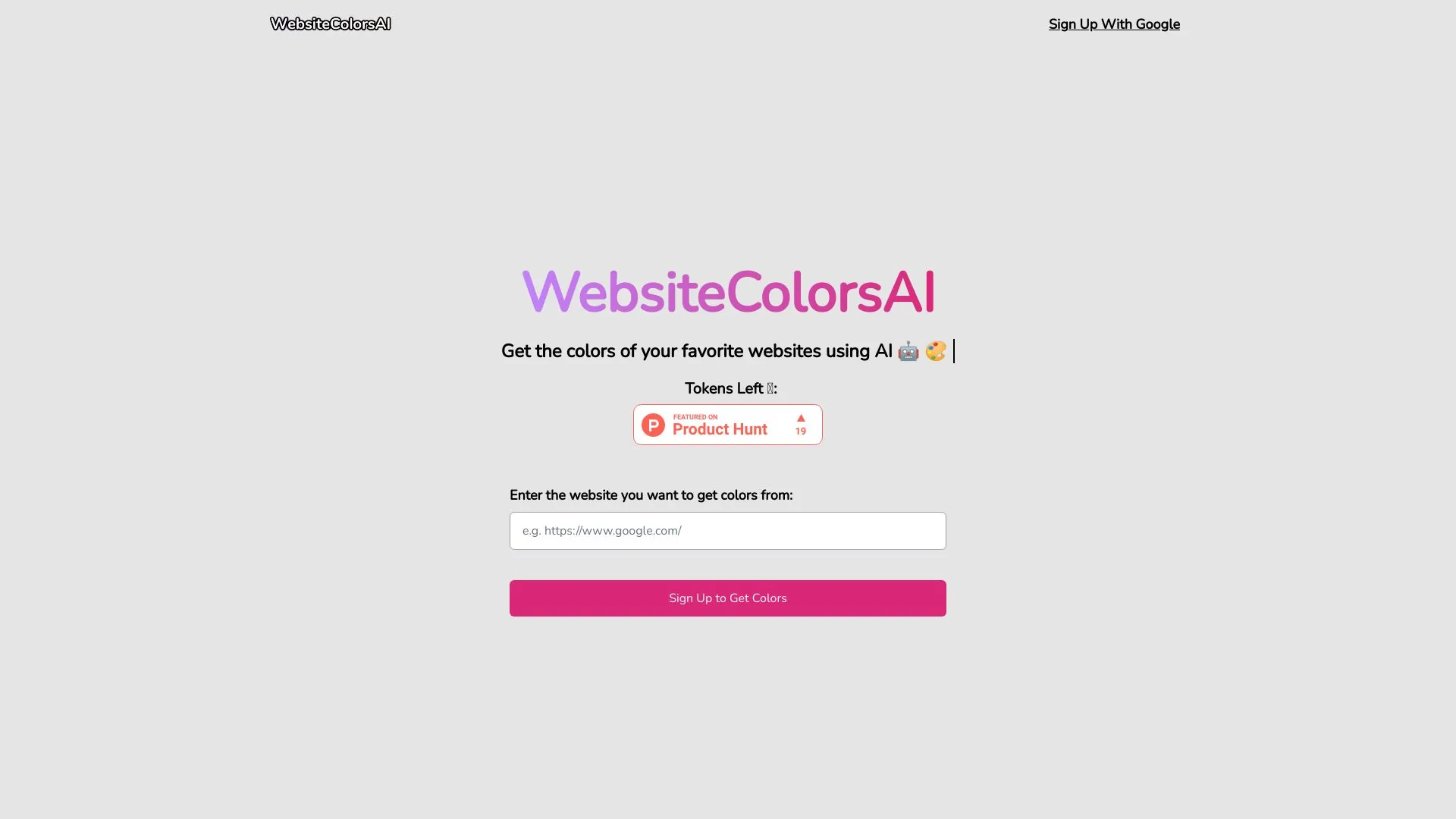 Color Palette Generator screenshot