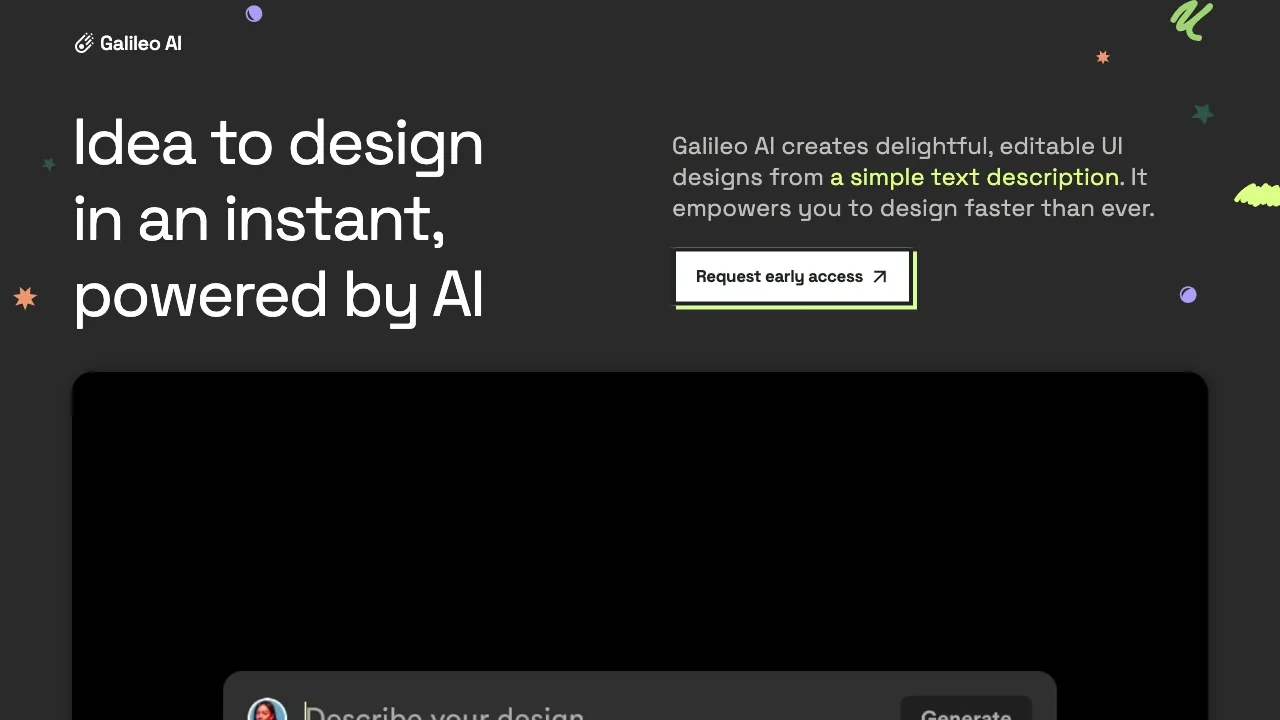 Galileo AI screenshot