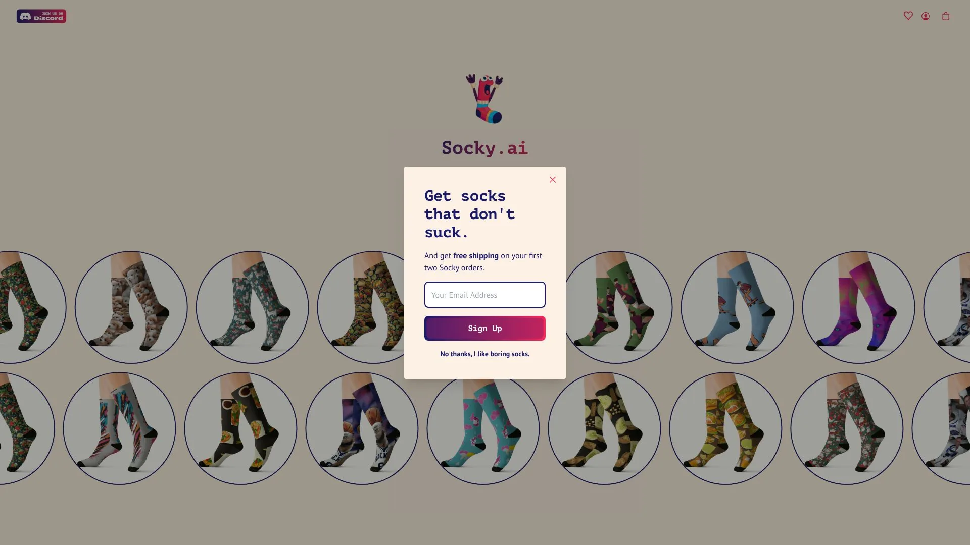 Socky.ai screenshot