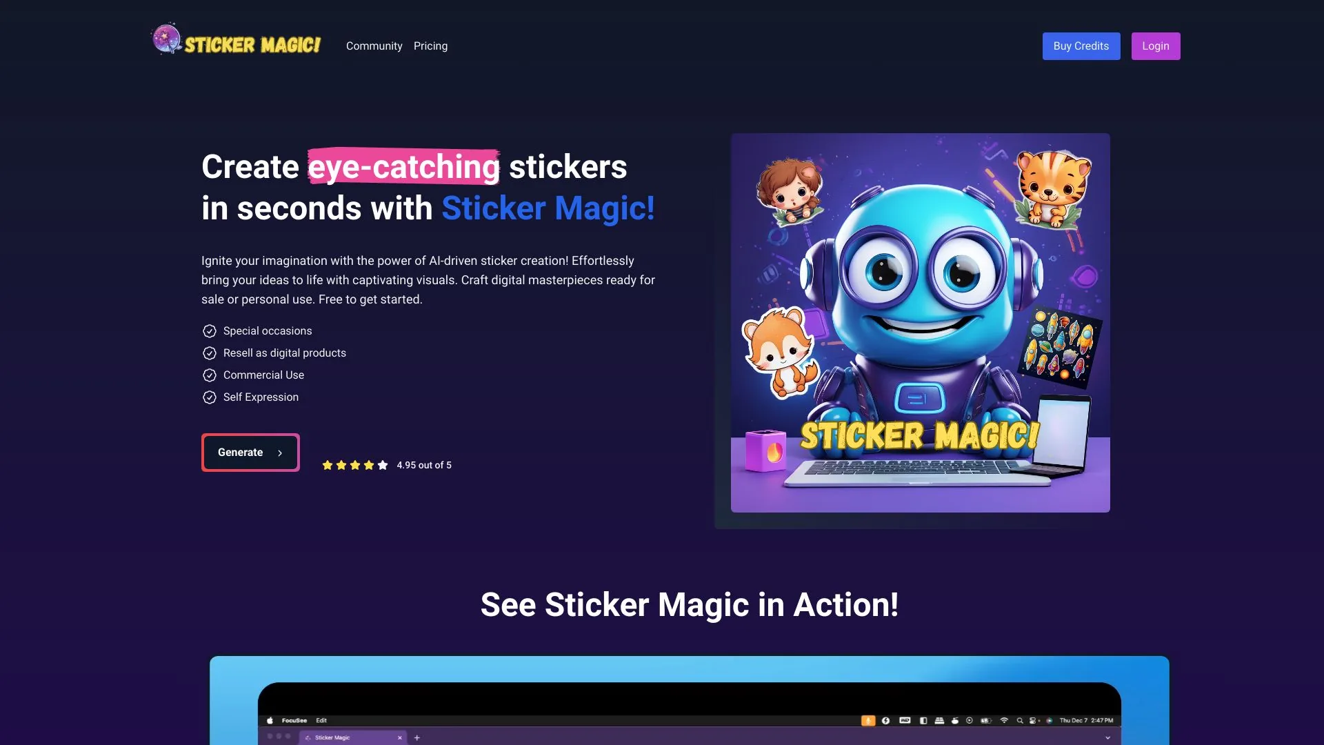 Sticker Magic screenshot