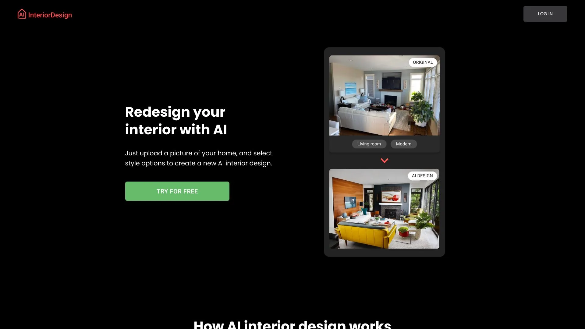 AI Interior Design screenshot