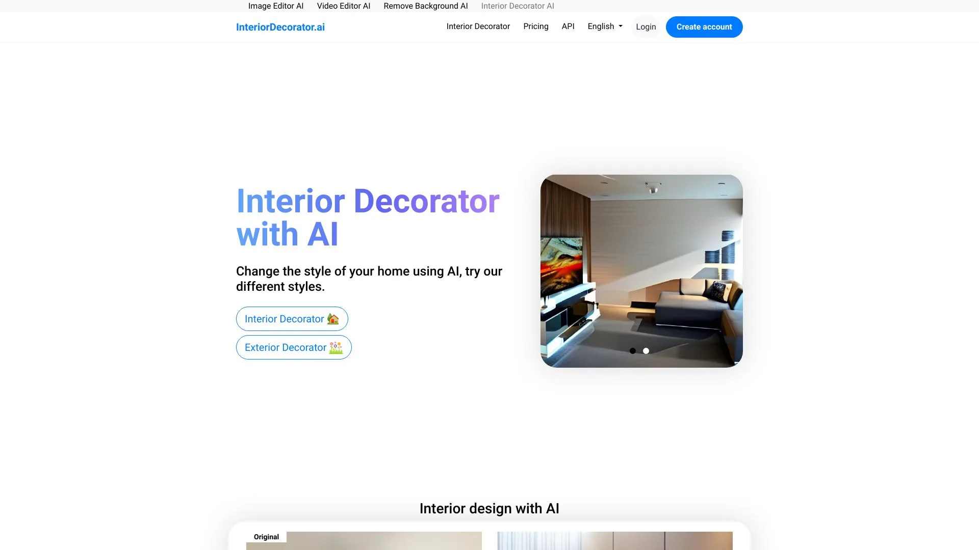 InteriorDecorator.ai screenshot