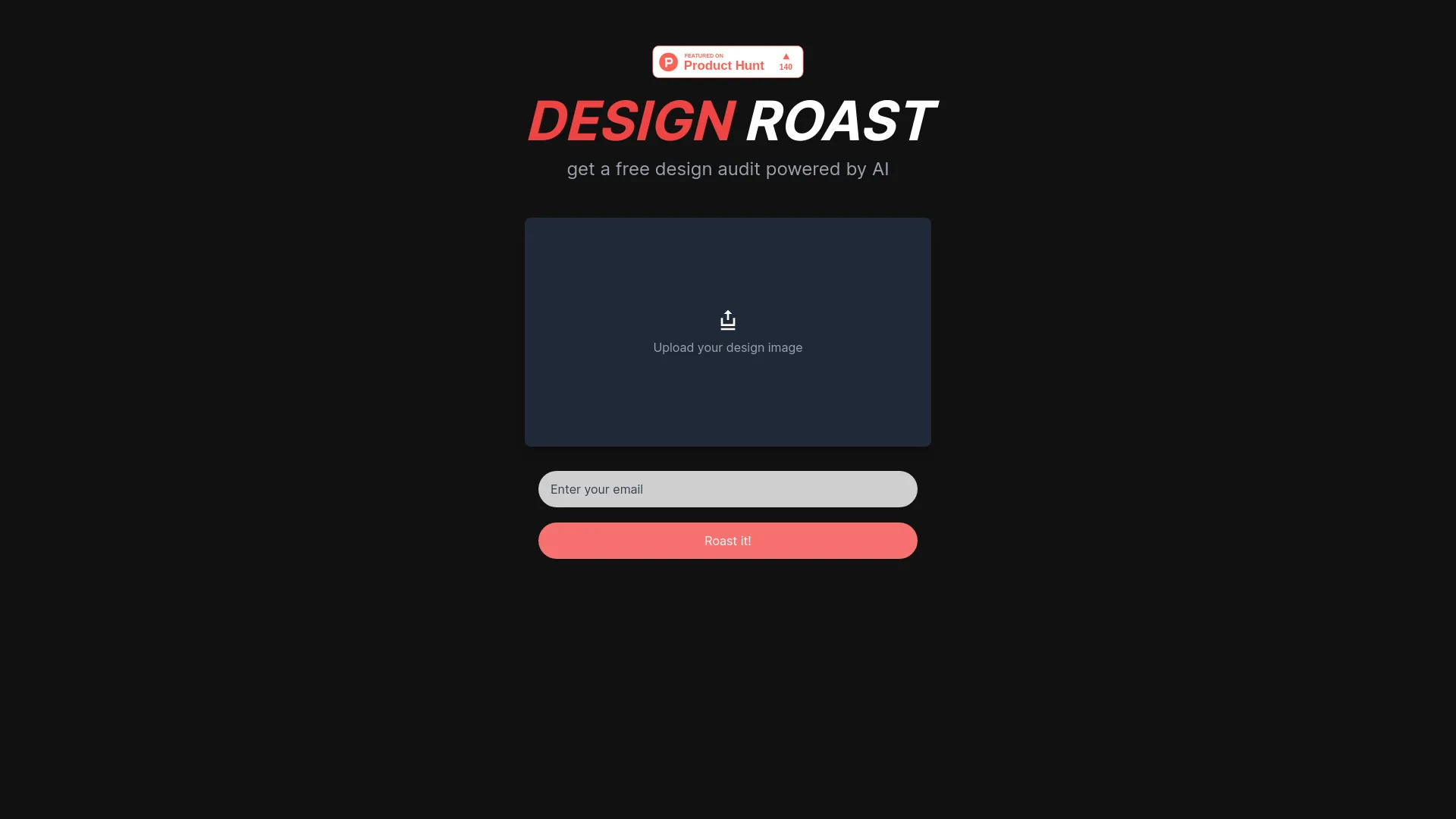 Roast My Design screenshot