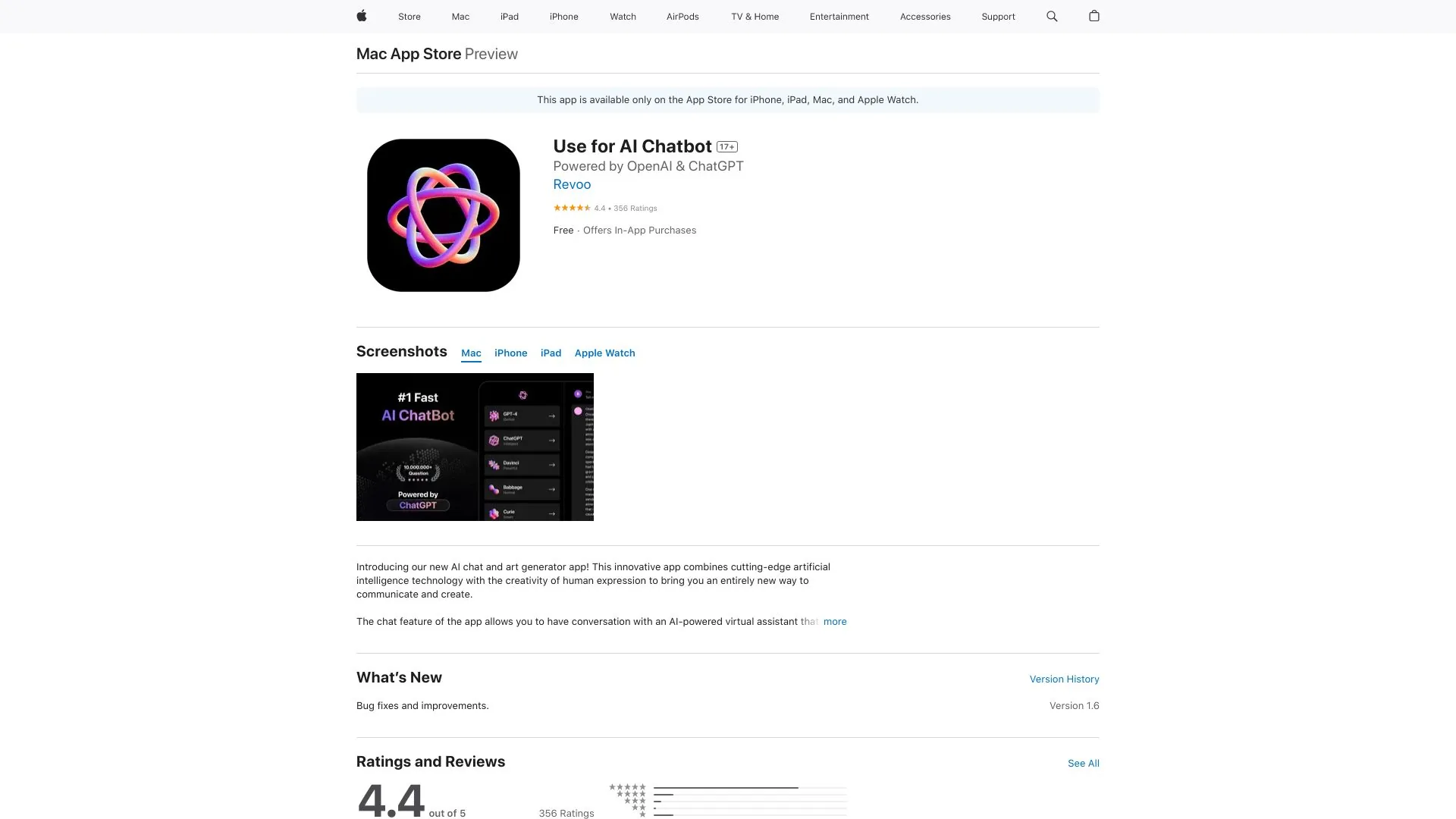 OpenAI客户端API screenshot