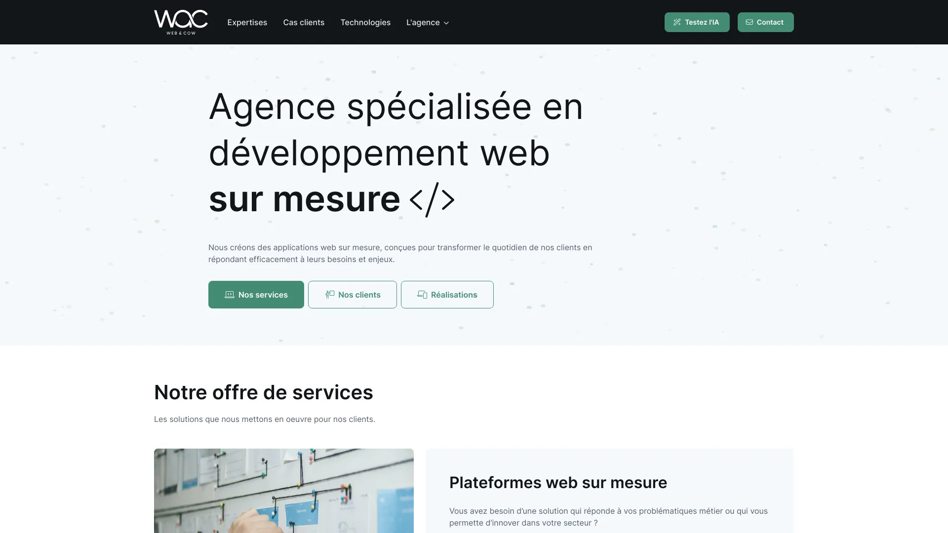Web and Cow screenshot